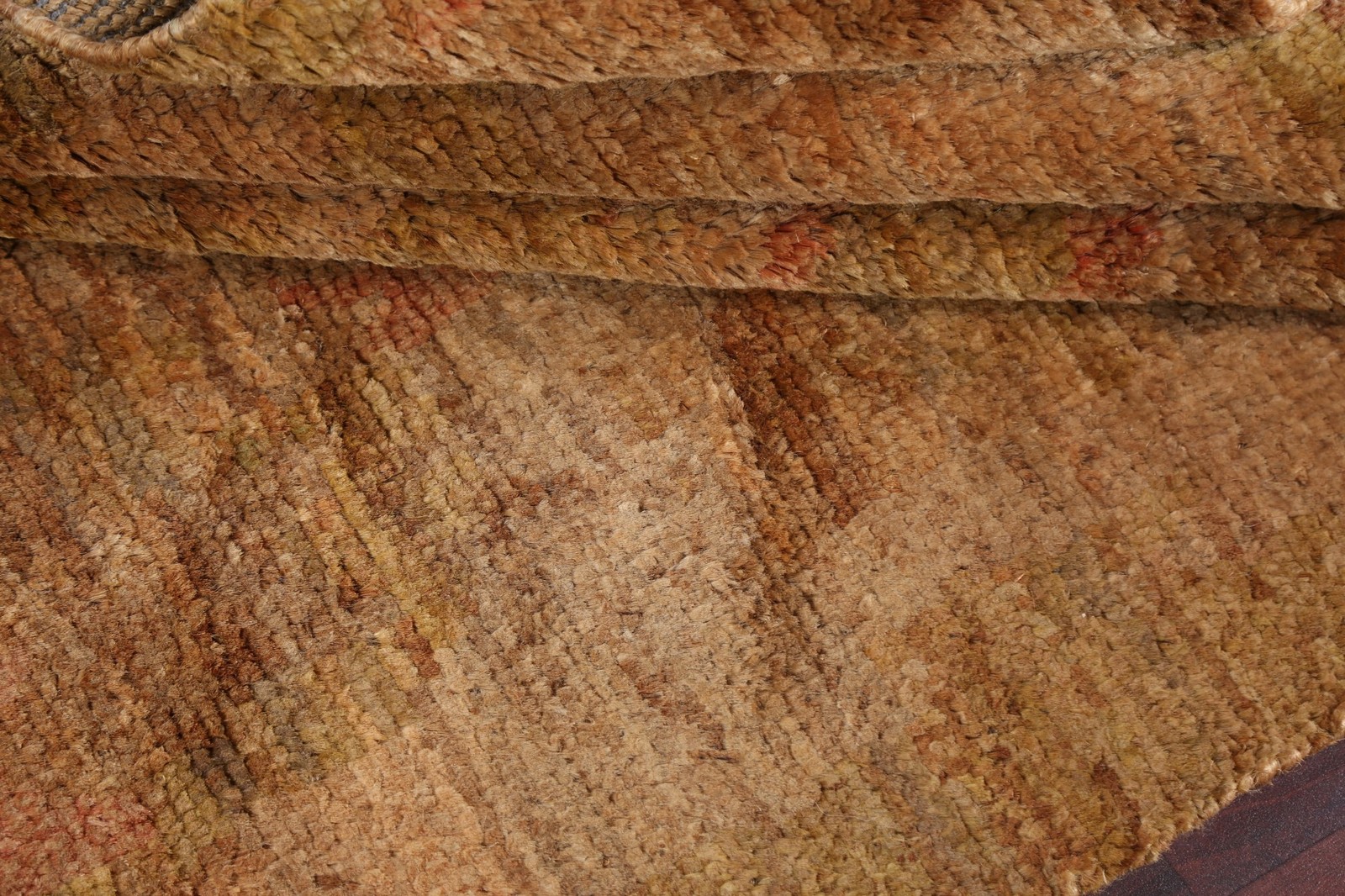 Abstract Pattern Oushak Area Rug 5×8 Hand-knotted Indian Oriental Modern Carpet