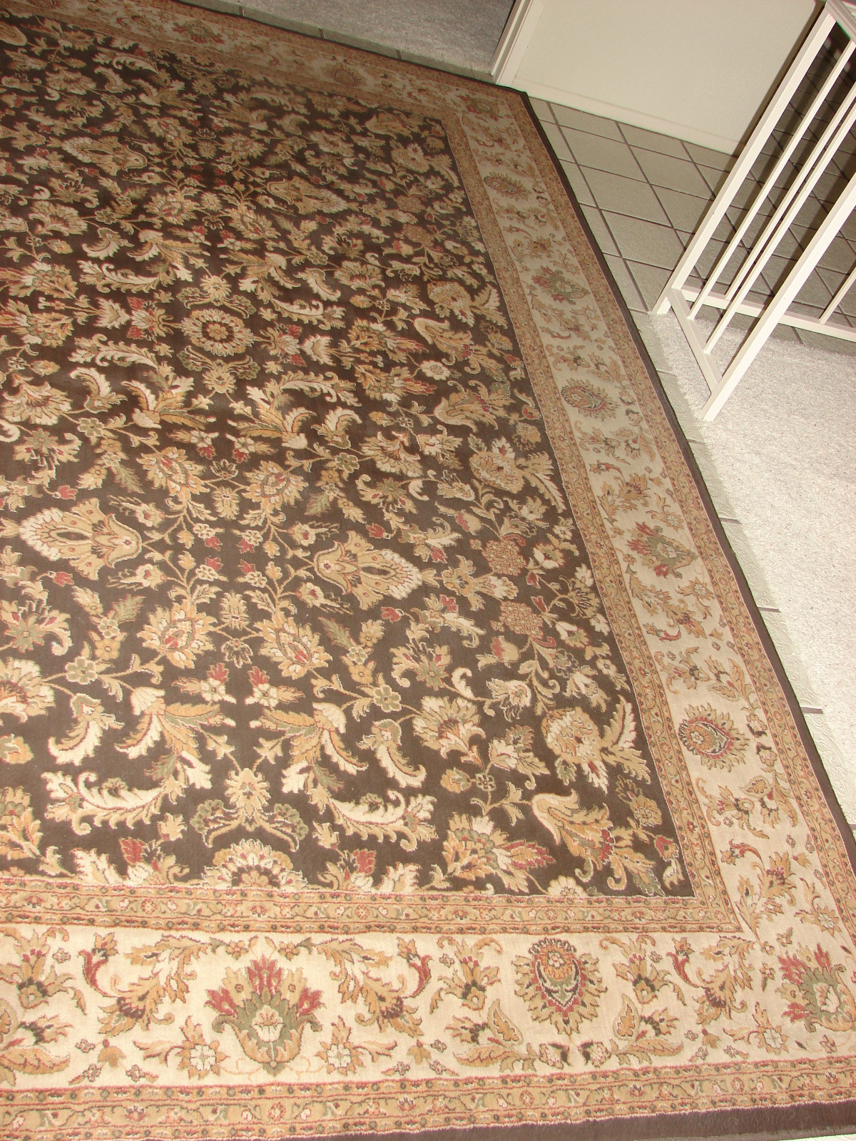 Classic Isphahan style P e r s i a n Oriental Area Rug Carpet * 79″ x 116″