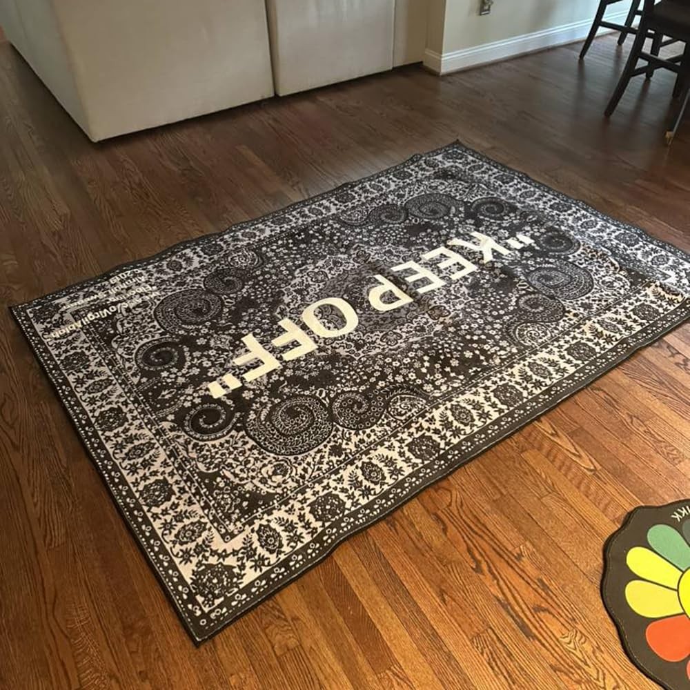 Paisley Cashmere Area Rug Hypebeast Home Decor Floor Mat 20×32 Inch