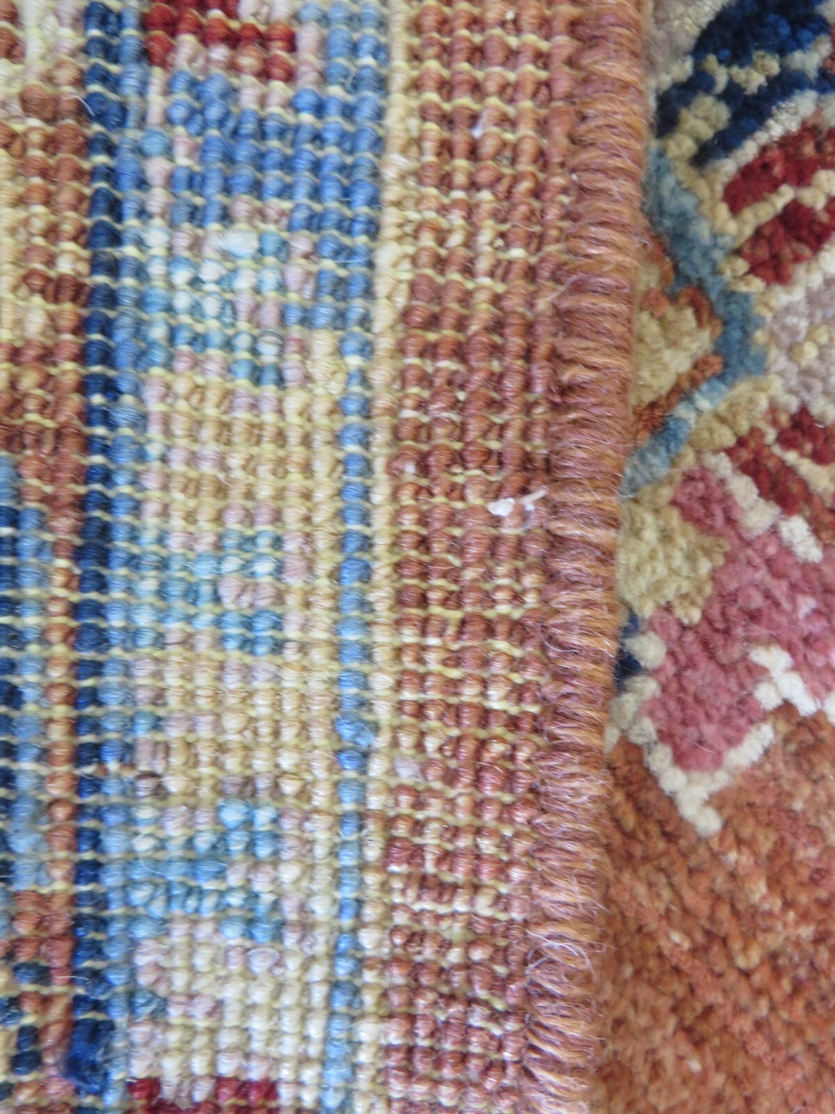 4’10 x 6’9 Hand Knotted Rust Fine Peshawar Oriental Rug G14321