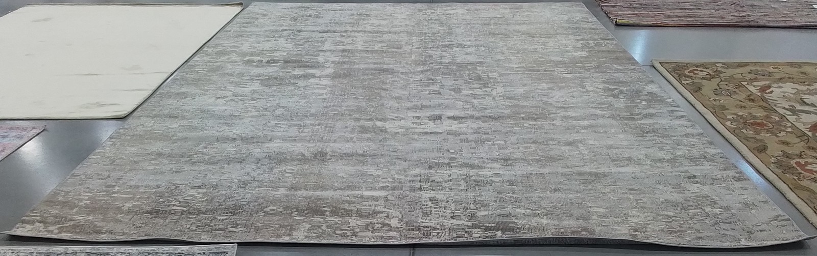 GREY BEIGE 12′-0″ x 15′-0″ Back Stain Rug, Reduced Price 1172790101 MAD471G-1215
