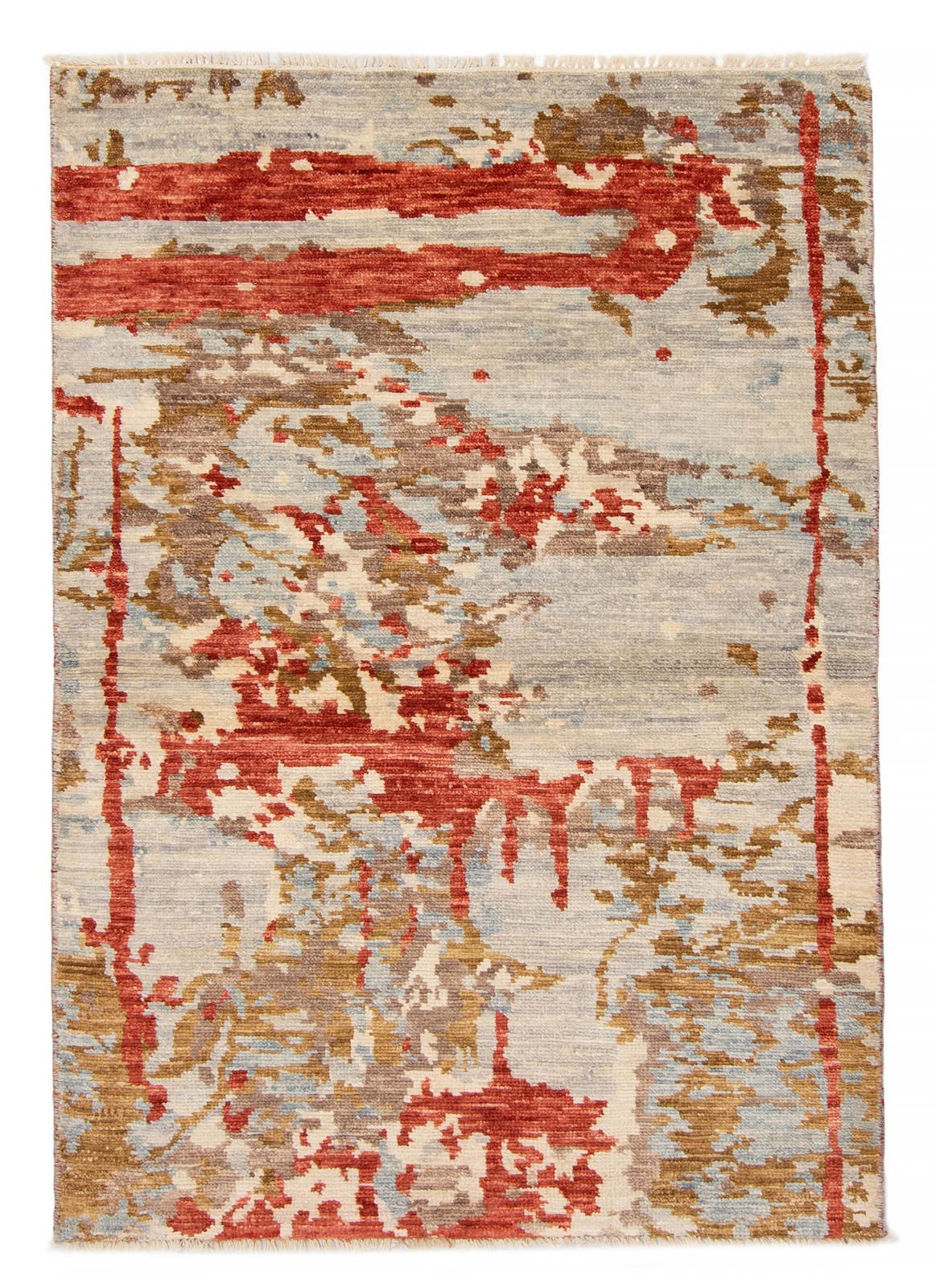 4’0″ x 5’10” Hand Knotted Oriental Carpet Traditional Wool Area Rug