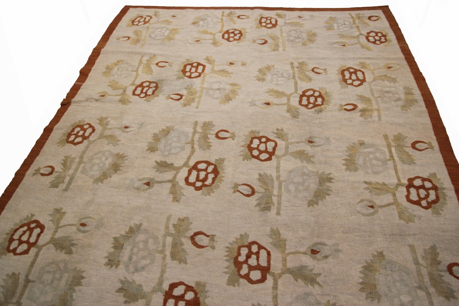 6×9 Antique Authentic Handwoven Bessarabian Kilim 175cmx 264cm