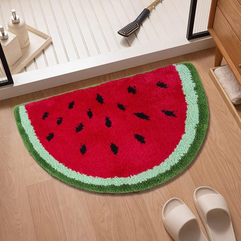 Baby Playtime Cozy Watermelon Cute Fruits Half round Shaped Bedroom Bathroom Doo