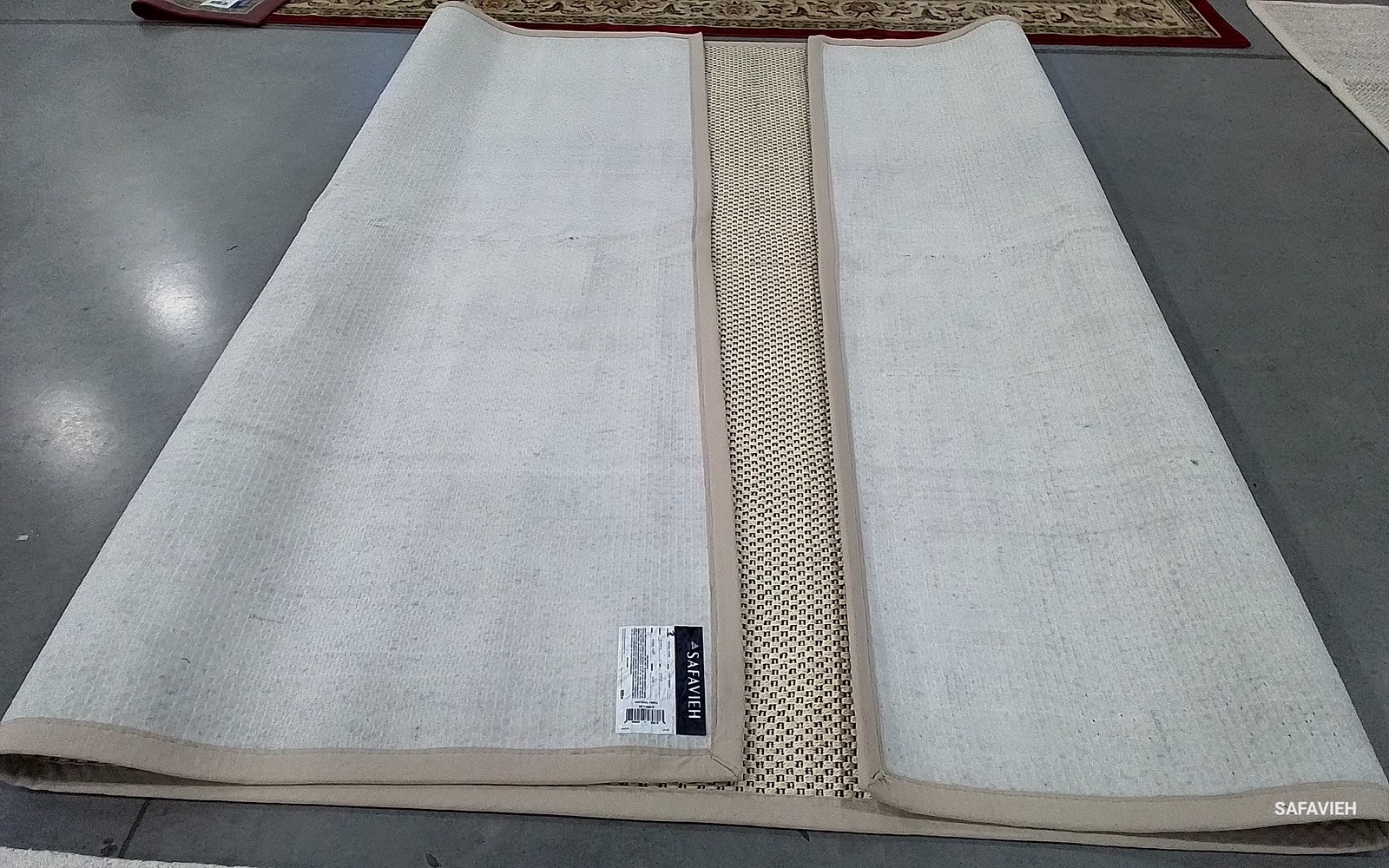 BLACK / IVORY 9′-0″ x 12′-0″ Flaw in Rug, Reduced Price 1172803163 NF150B-9