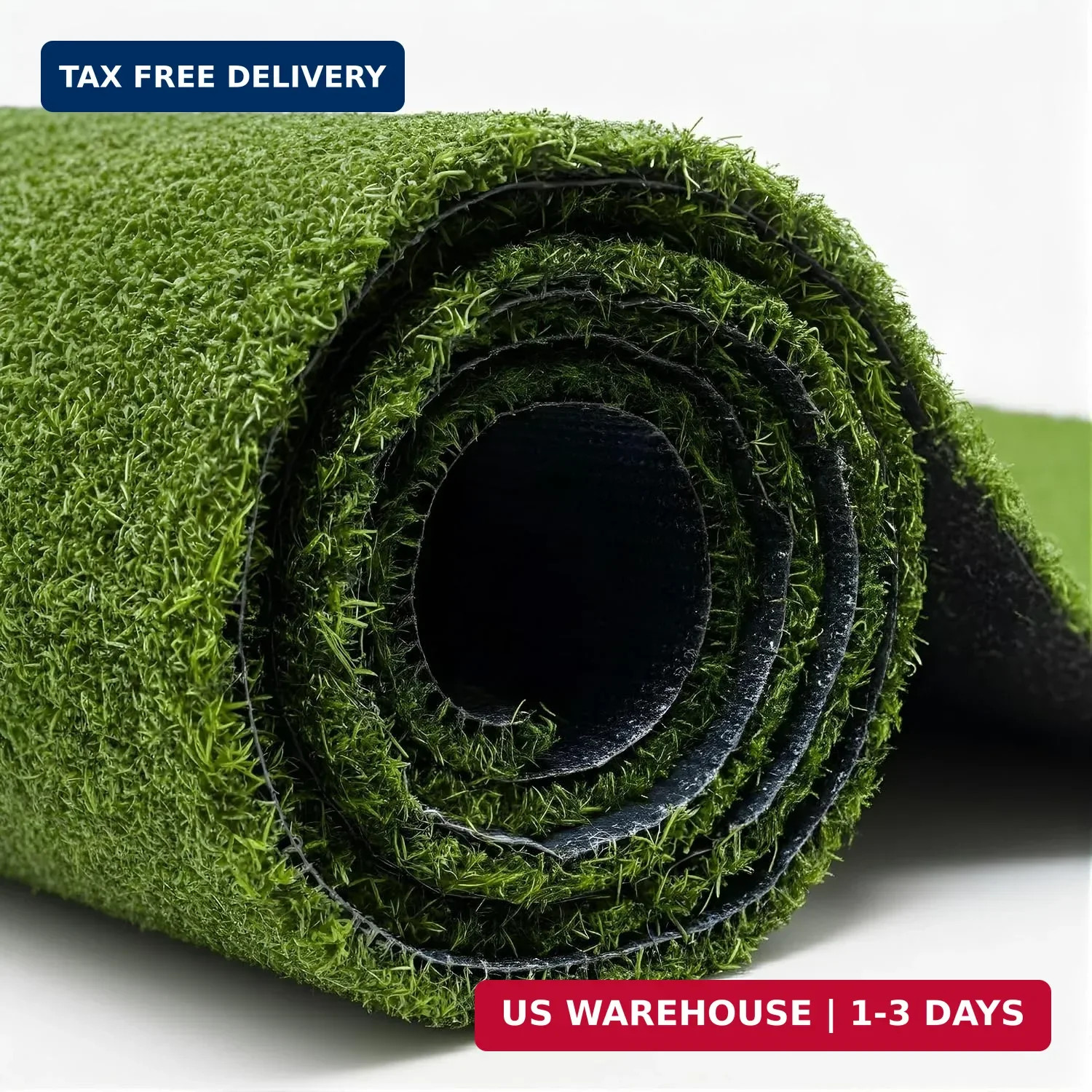 Ottomanson Artificial Grass Turf Runner Pro 31″ x 12′ | Fake Grass Rug for Gym T