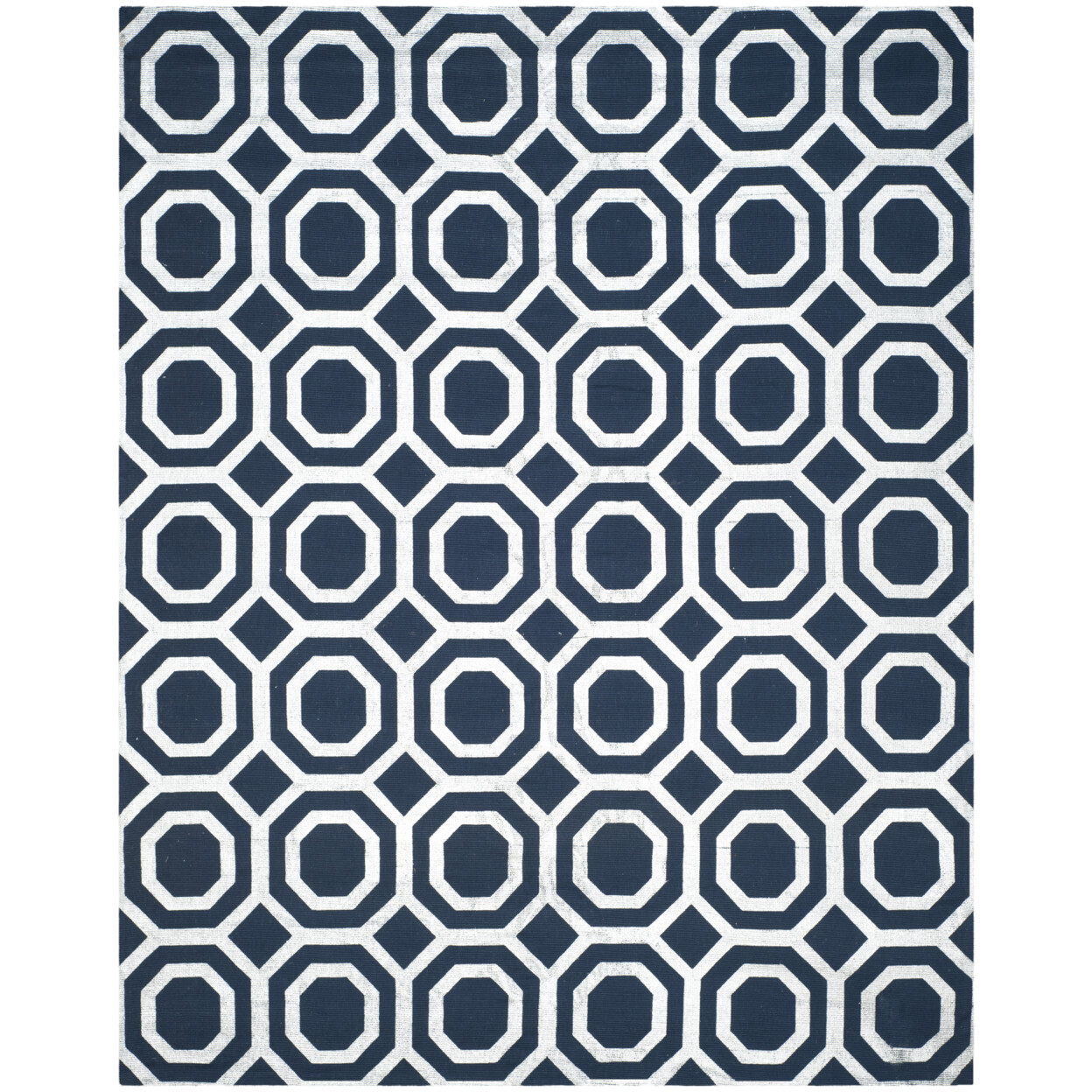 SAFAVIEH Cedar Brook CDR268M Handmade Navy / Silver Rug