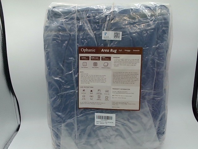 Ophanie Large Plush Shaggy Area Rug – Soft, Non-Slip, 6′ X 9′ Blue
