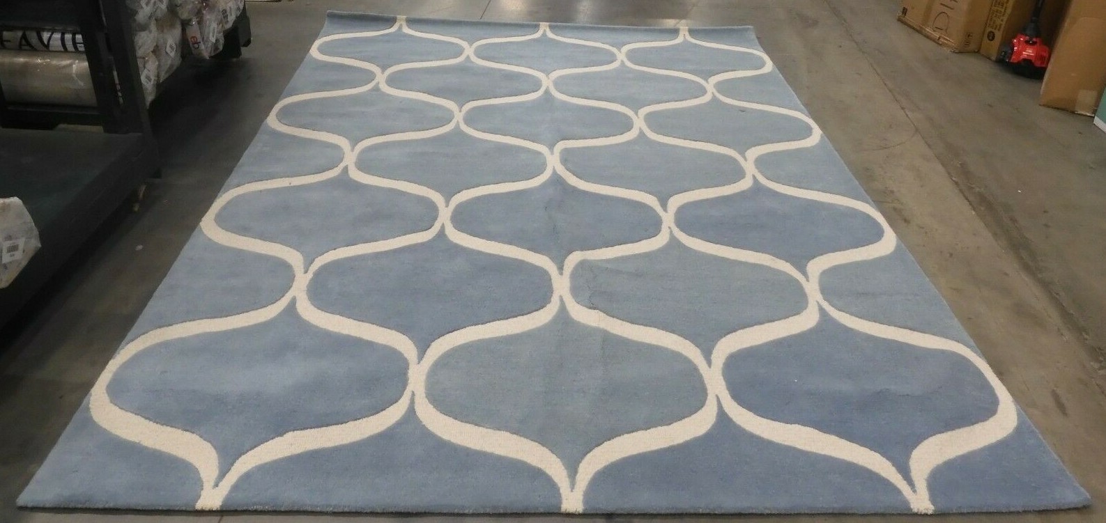 LIGHT BLUE / IVORY 8′ X 10′ Damaged Rug, Reduced Price 1172625788 CAM730B-8