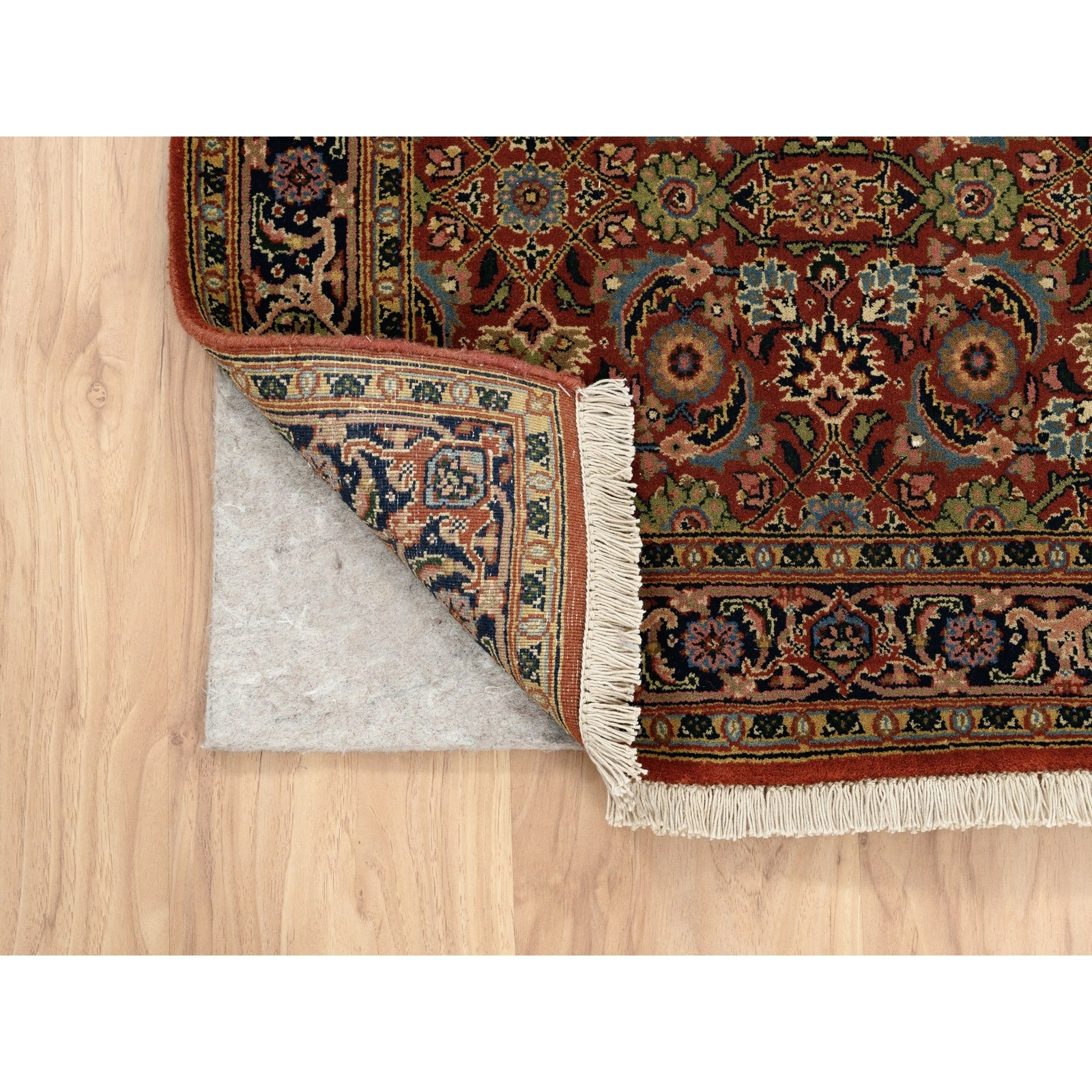 2’7″ x 4′ Hand Knotted Herati 250 KPSI Hand Spun New Zealand Wool Rug R63003