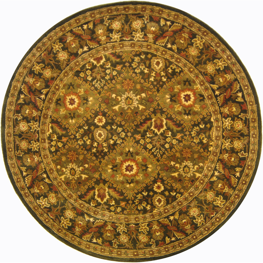 SAFAVIEH Antiquity Collection AT57C Handmade Olive Rug