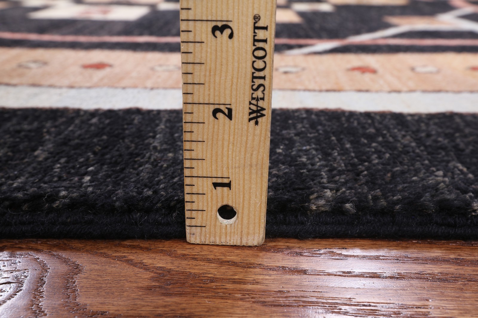 5′ 7″ X 8′ 5″ Gabbeh Hand Knotted Wool Area Rug – H8129