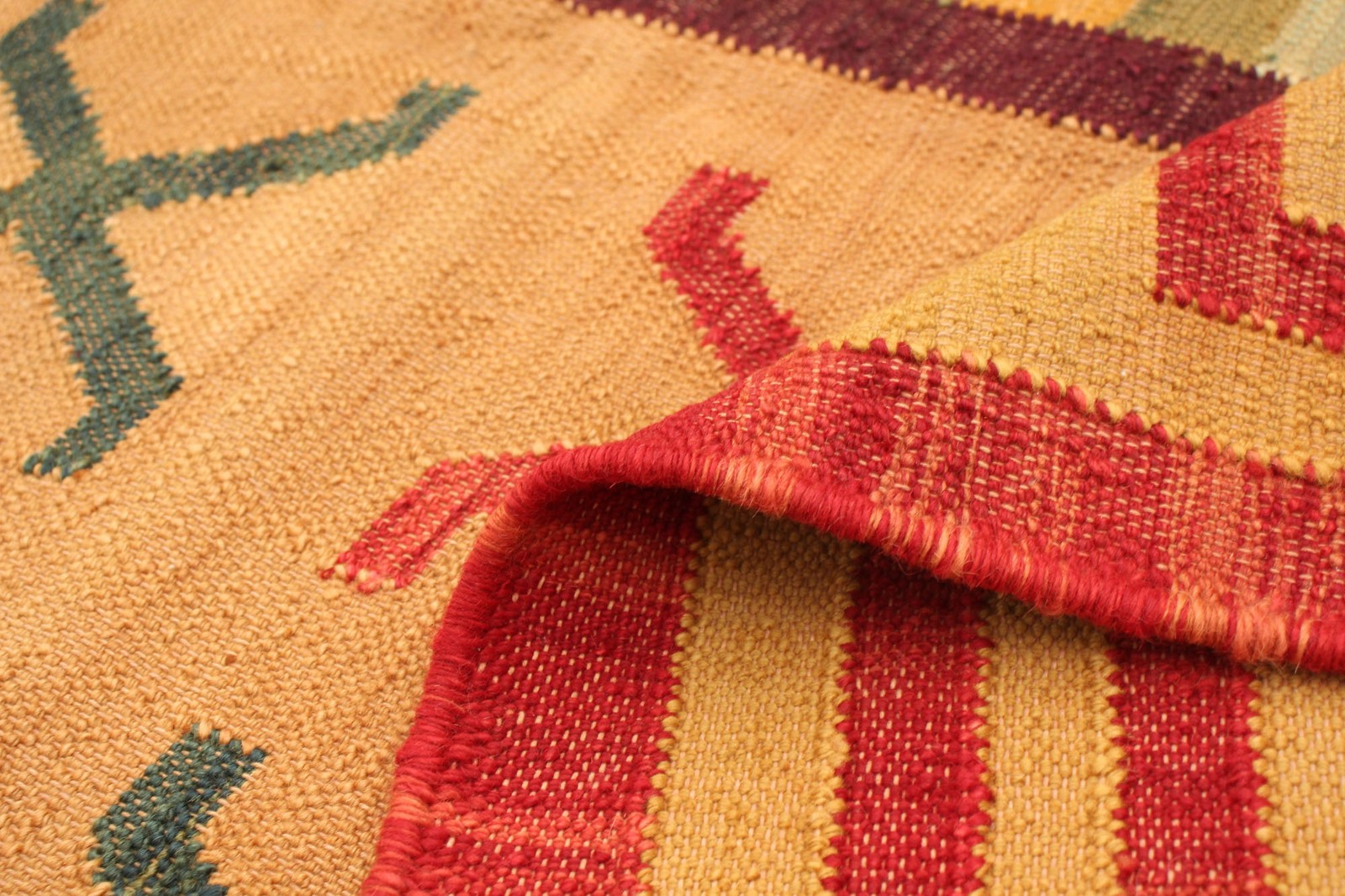 Vintage Hand Woven Area Rug 6’0″ x 9’2″ Traditional Wool Oriental Carpet