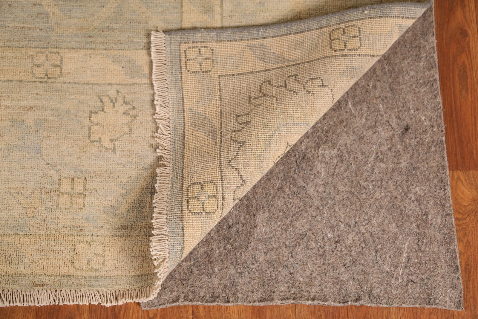Vegetable Dye All-Over Pattern Oushak Wool Handmade Rug 9×11 ft Turkish Carpet