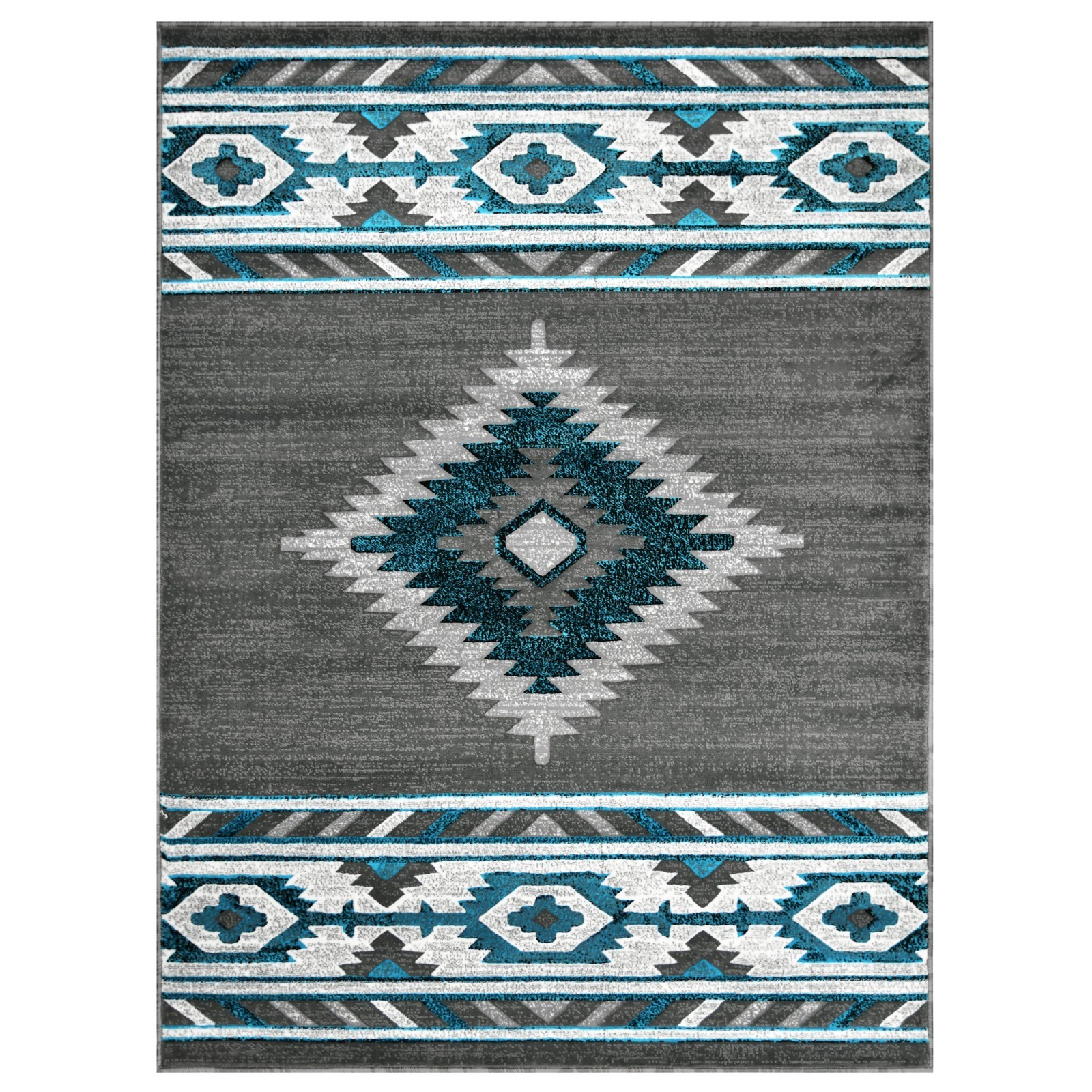YHSF South West Native American Tribal Area Rug Easy Clean Thick Durable Soft