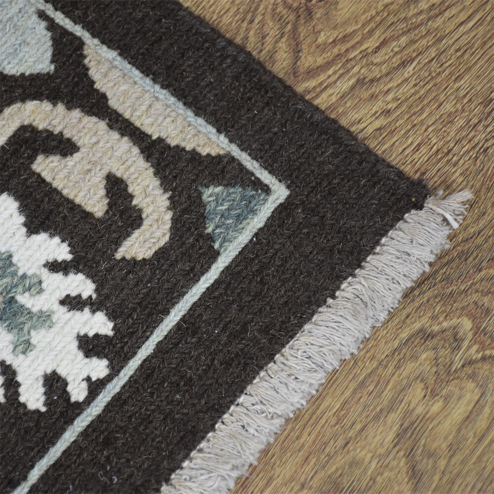 Hand Knotted Wool 9’x12′ Area Rug Oriental Multicolor BBH Homes BBSW0017
