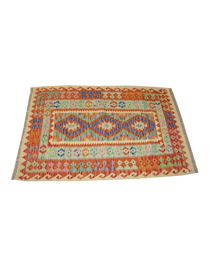 Afghani Chobi Wool Kilim 41 x 61 inches