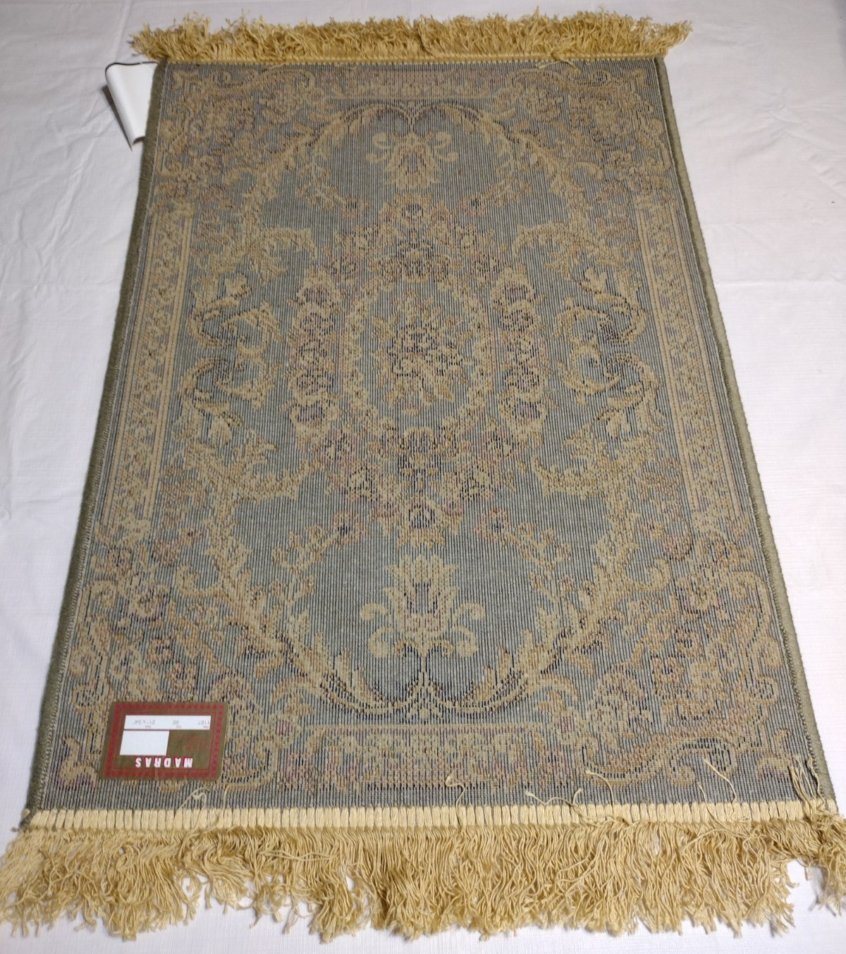 Madras Small Area Belgium 100% Viscose Silk Look 21″x34″ Rug