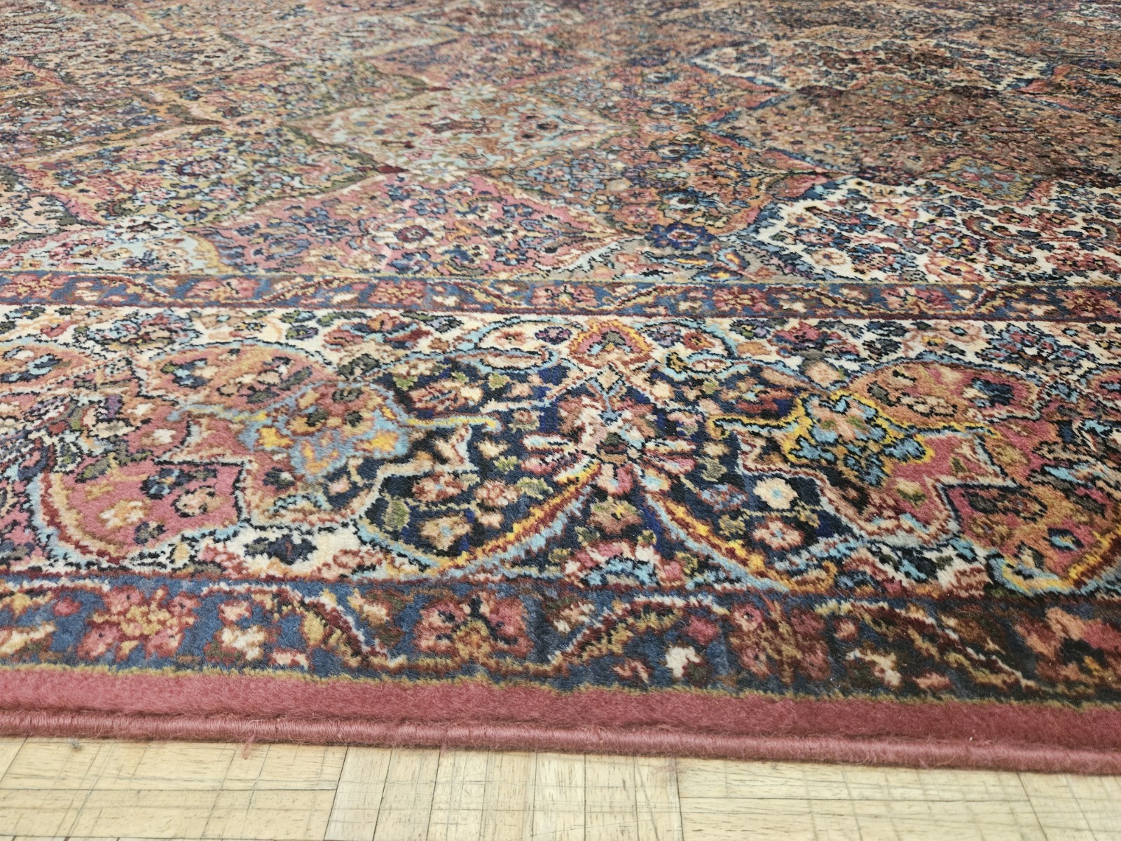 12×20 GENUINE ANTIQUE KARASTAN RUG MULTICOLOR PANEL KIRMAN 717 100% WOOL RUG VGC