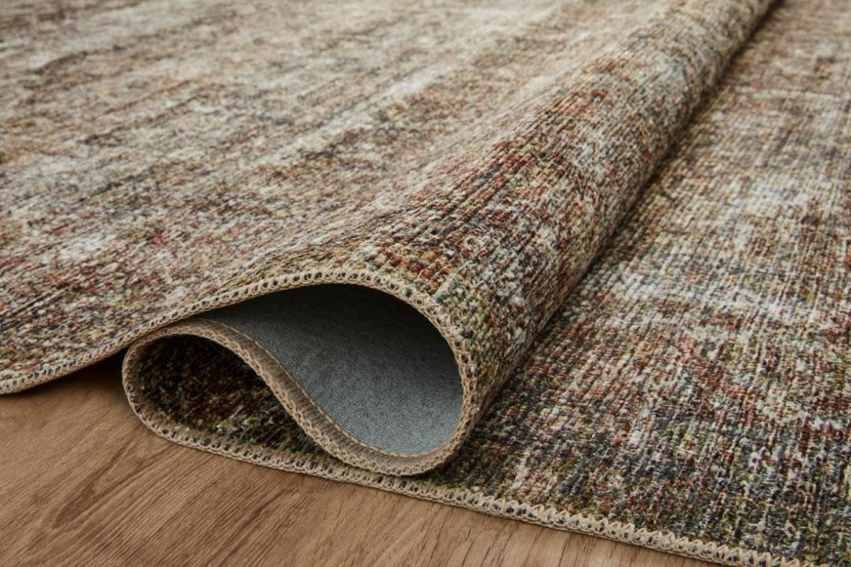 Amber Lewis Billie Tobacco & Rust 6′ x 9′ Distressed Area Rug