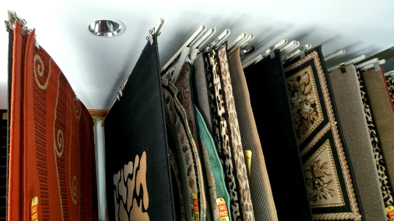 Rug carpet black brown 87 inches, 220 cm long x 63 in or 160 cm wide for $39.99