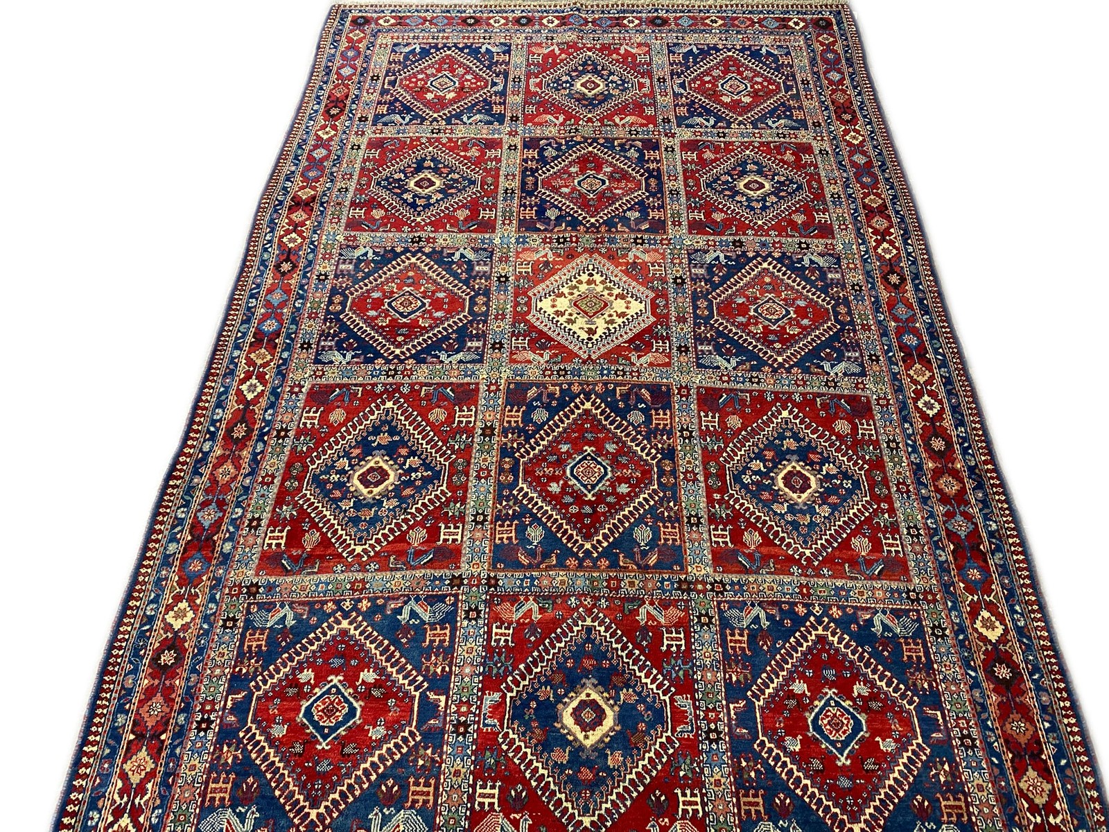 6.6 x 10.6 Perrsian Yalahmeh Rare Rug Best Tribbal Wool Carpet #B-79995