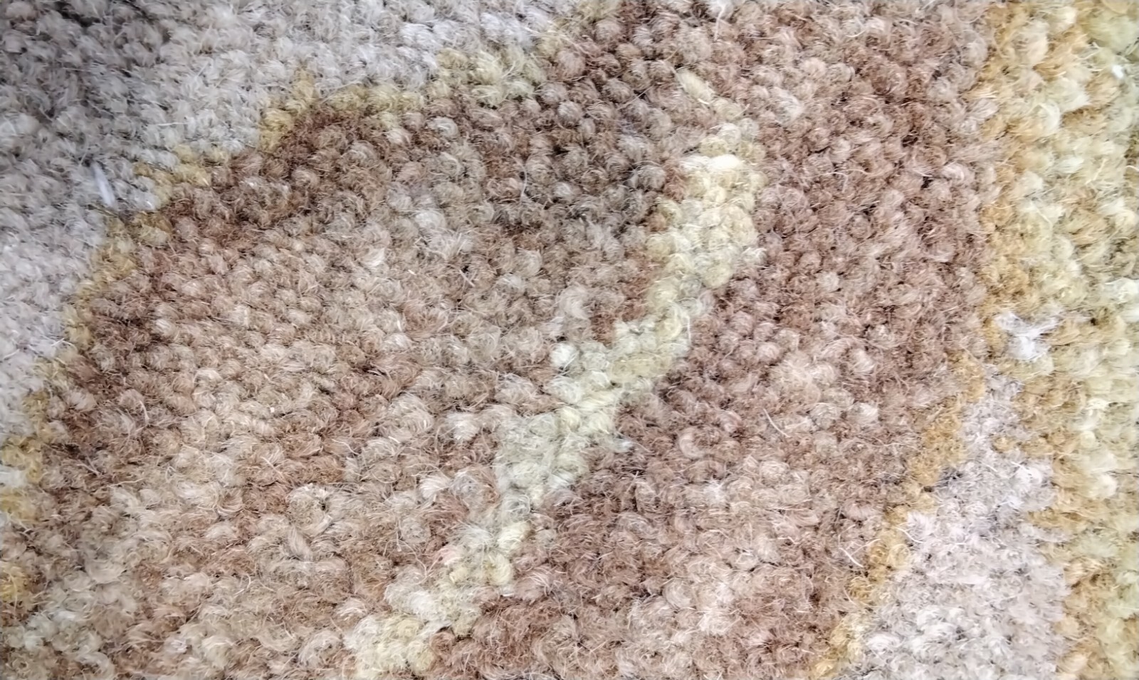 BEIGE / GOLD 2′-3″ X 10′ Pressed Pile Rug, Reduced Price 1172713885 AN541B-210