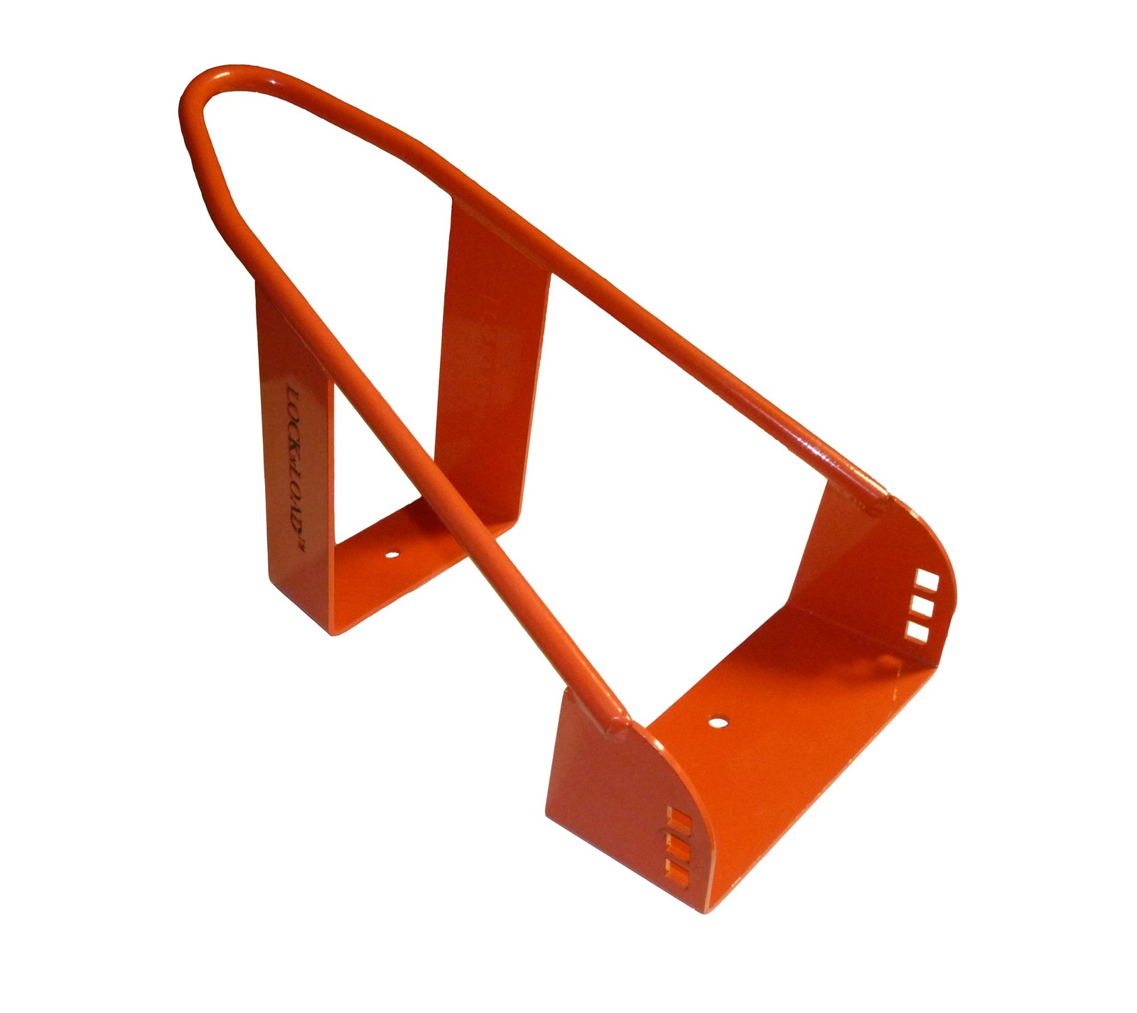 Lock N Load (BK100 Orange/Black Deluxe Motorcycle Wheel Chock