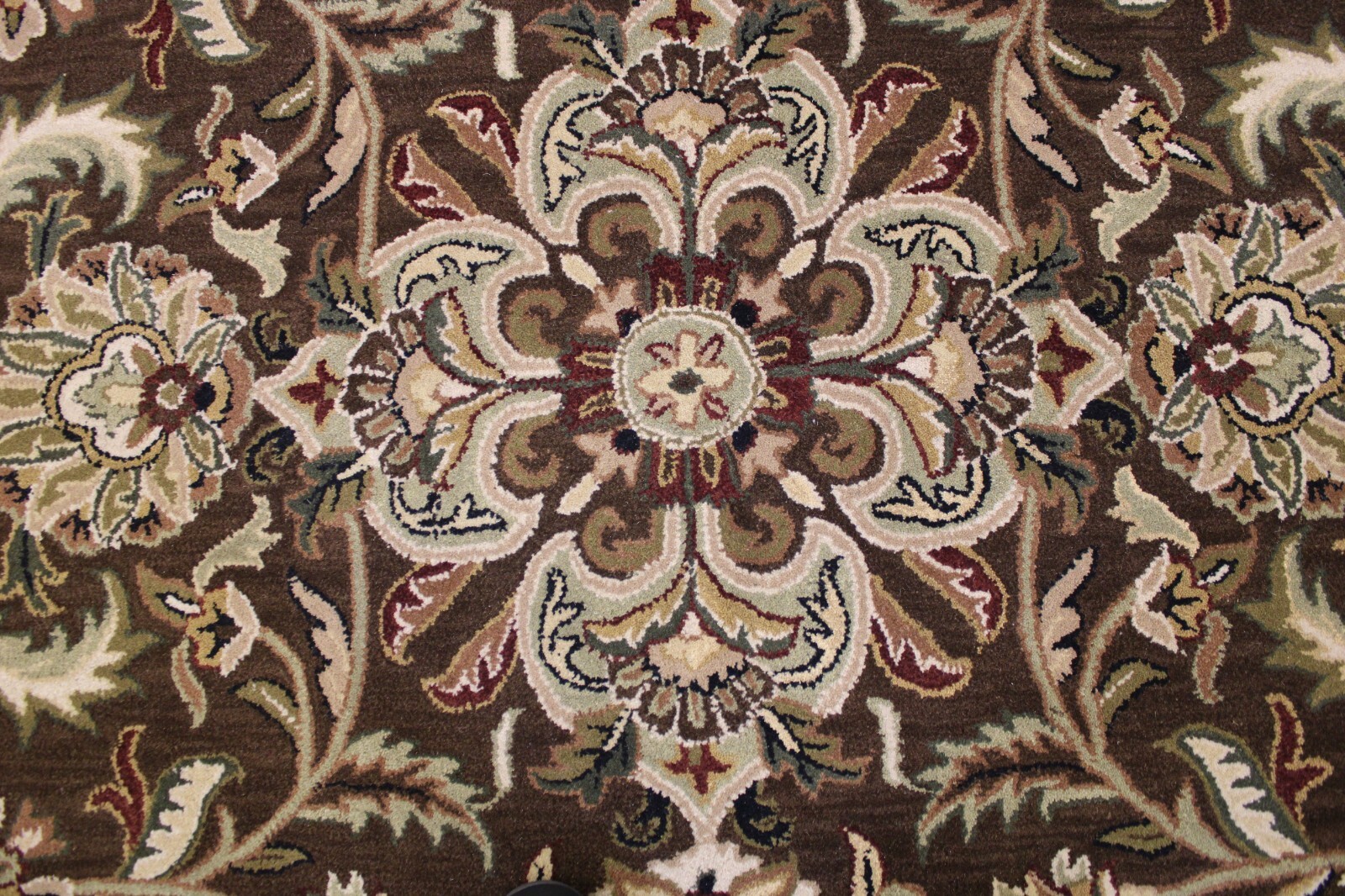 9’0″ x 9’0″ ft. Colorful Tufted Vegetable Dye Wool Traditional Area Indian Rug