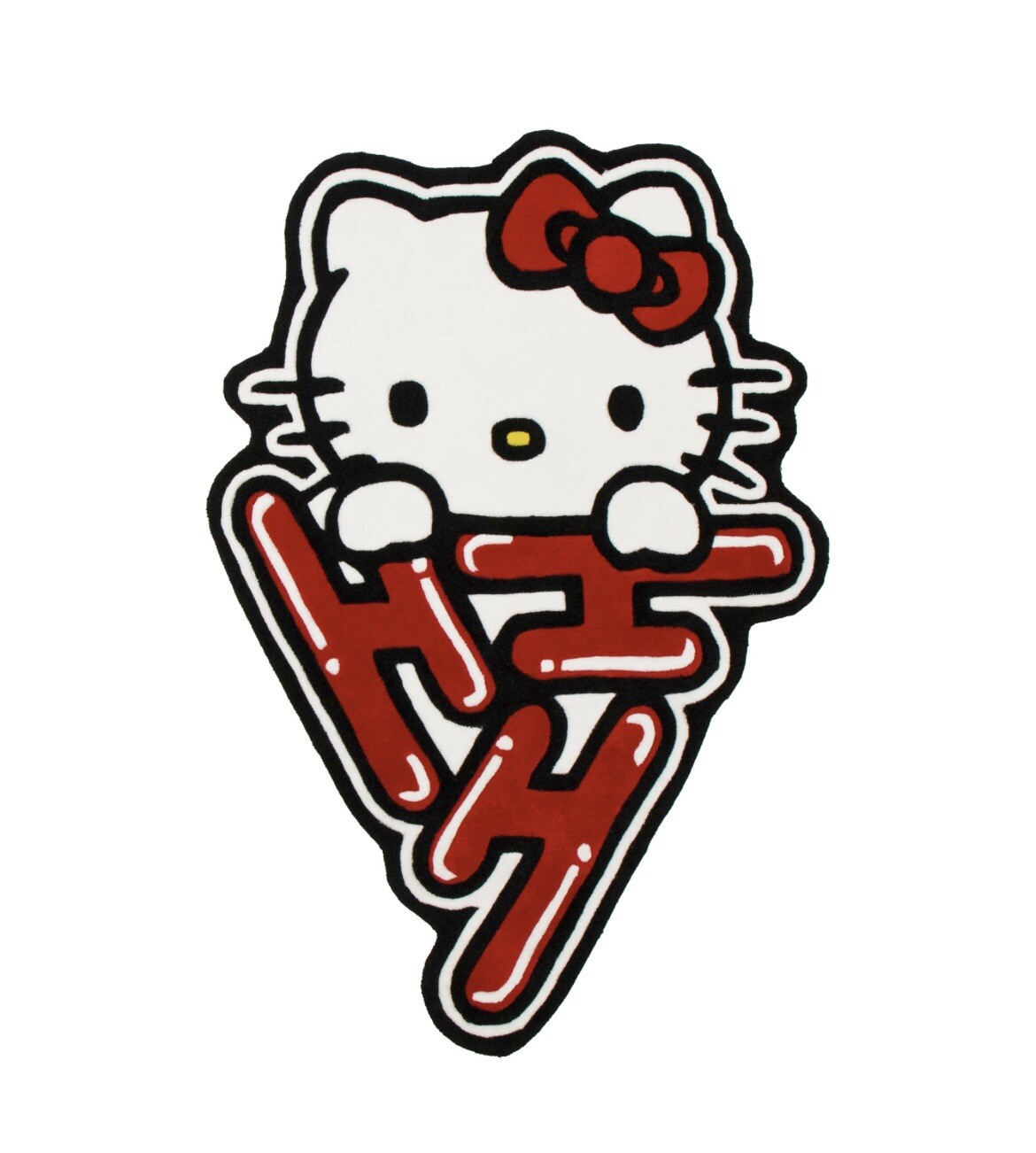 Hello Kitty Peeking Rug Hypland