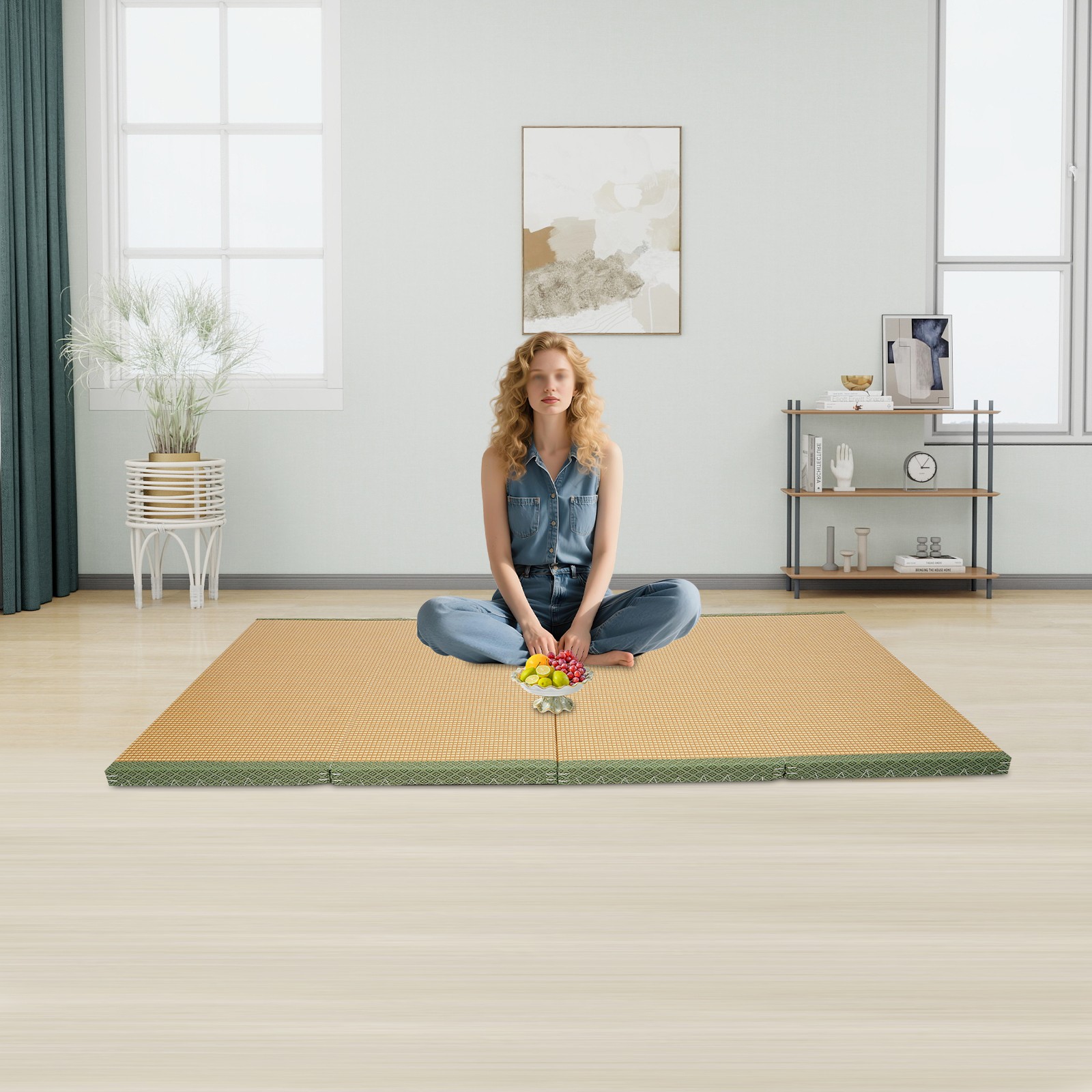 200*100*5cm Natural Coconut Fiber Area Rug Living Room Bedroom Carpet Floor Mat