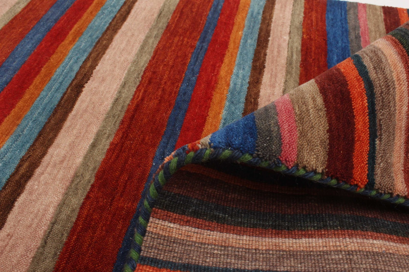 Traditional Multi Color Hand loomed Area Rug 2’7″ x 7’3″ Oriental Carpet
