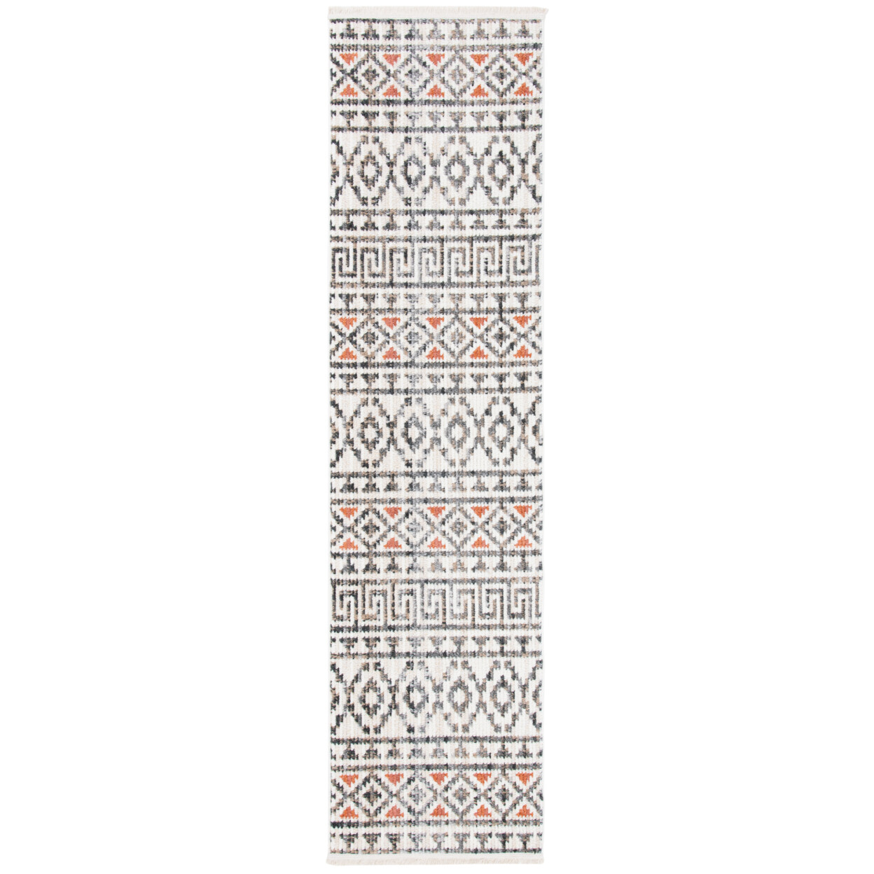 SAFAVIEH Sedona Collection SED883C Ivory / Dark Grey Rug