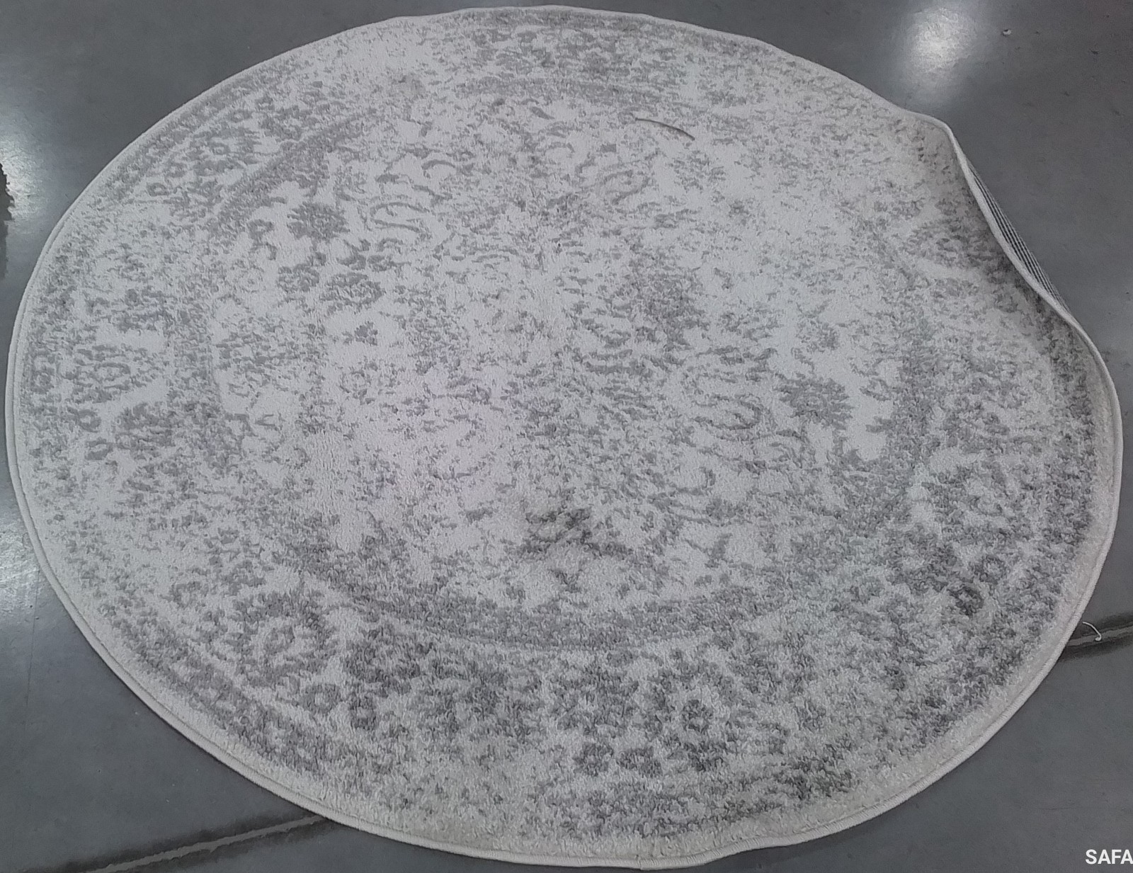 IVORY / SILVER 5′-0″ x 5′-0″ Flaw in Rug, Reduced Price 1172805574 ADR109C-5R