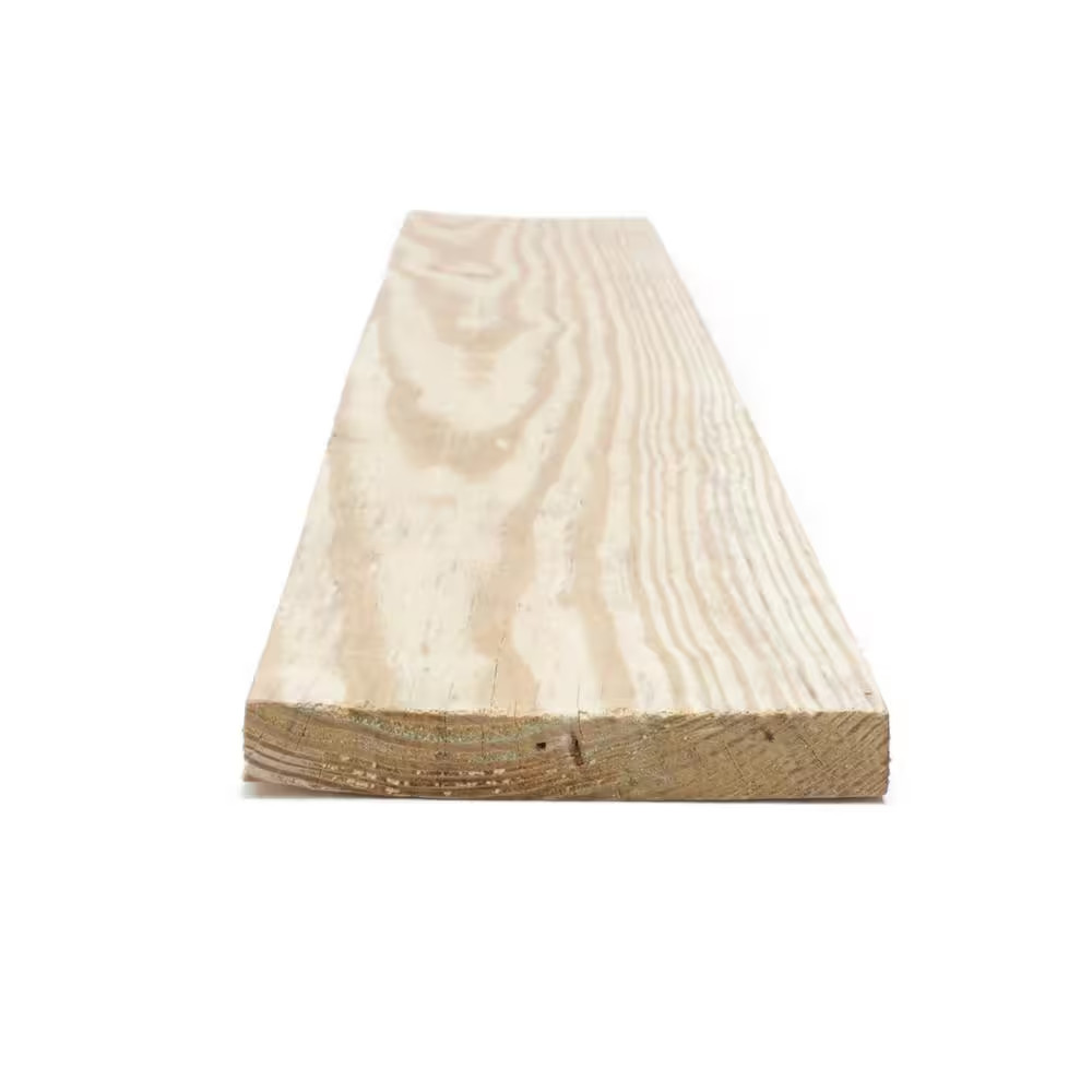 1 In. X 6 In. X 8 Ft. Ground Contact Pressure-Treated Southern Yellow Pine Decki