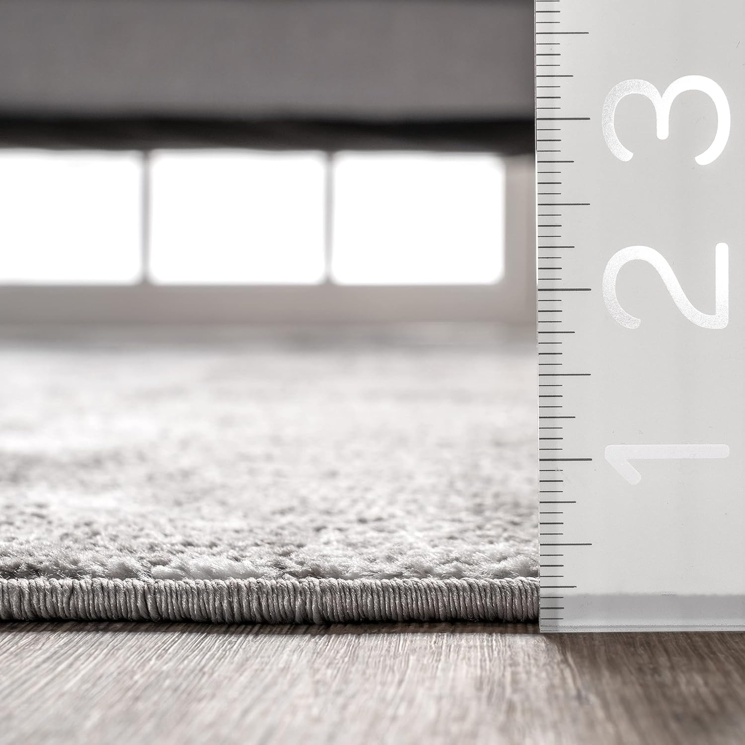 Light Grey Jade Faded Abstract Area Rug 8’10” x 12″ for Modern Spaces