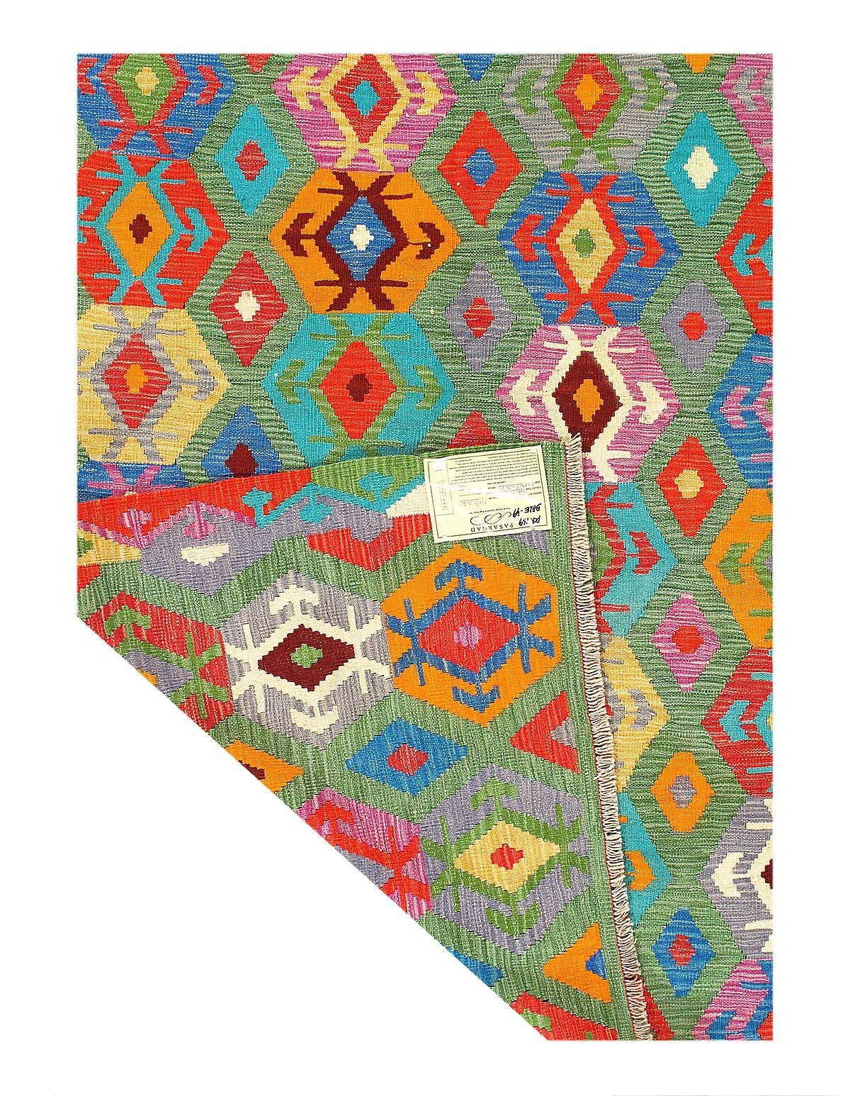 Pasargad Caucasian Tribal Style Flat Weave kilim Rug 4’11” X 6’3”