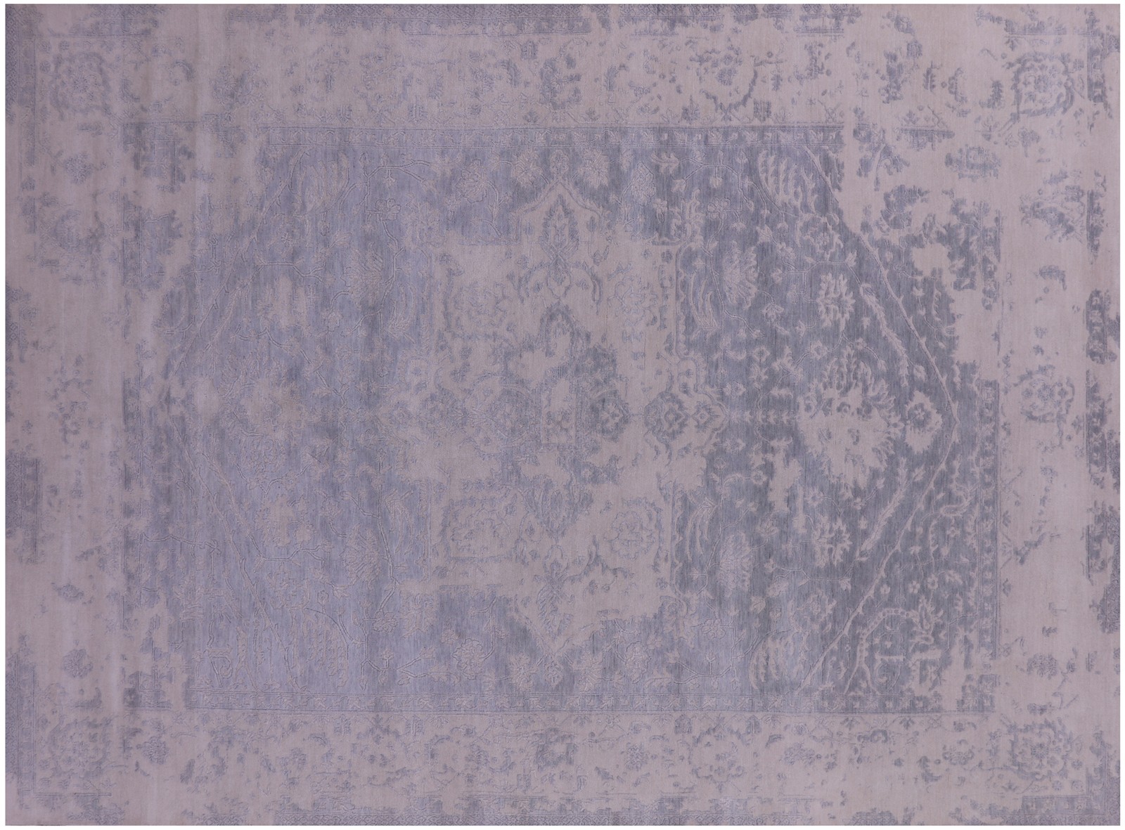 Heriz Serapi Handmade Wool Rug 8′ 10″ X 11′ 11″ – Q21692