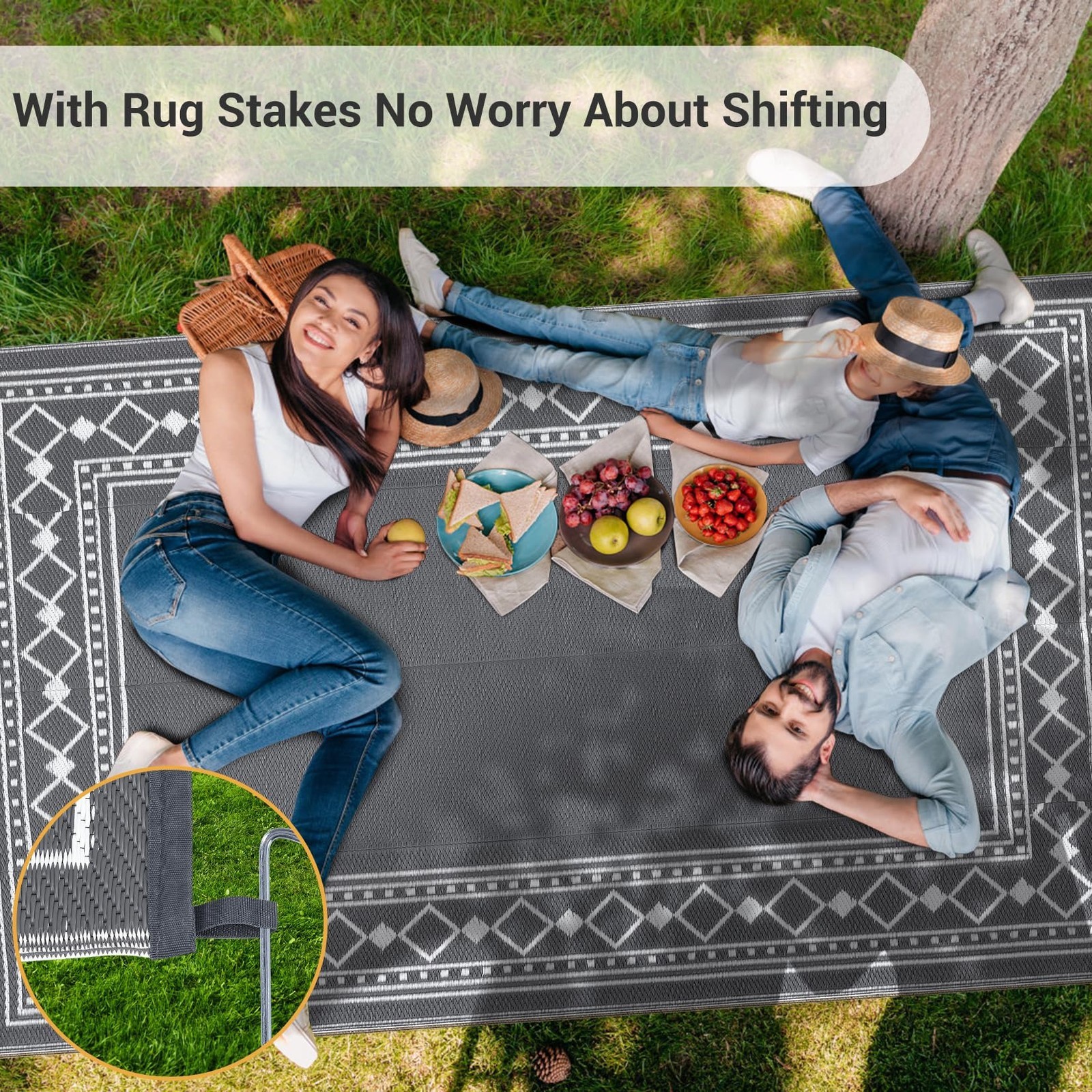 For Indoor And Outdoor Ground Decoration This 9×12 Outdoor Area Rug Adopts Water