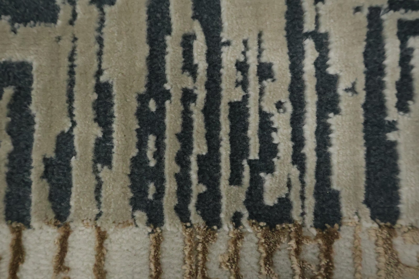 Modern Area Rug 5×8 Ft Contemporary Abstract Turkish Carpet Beige Oriental Rug