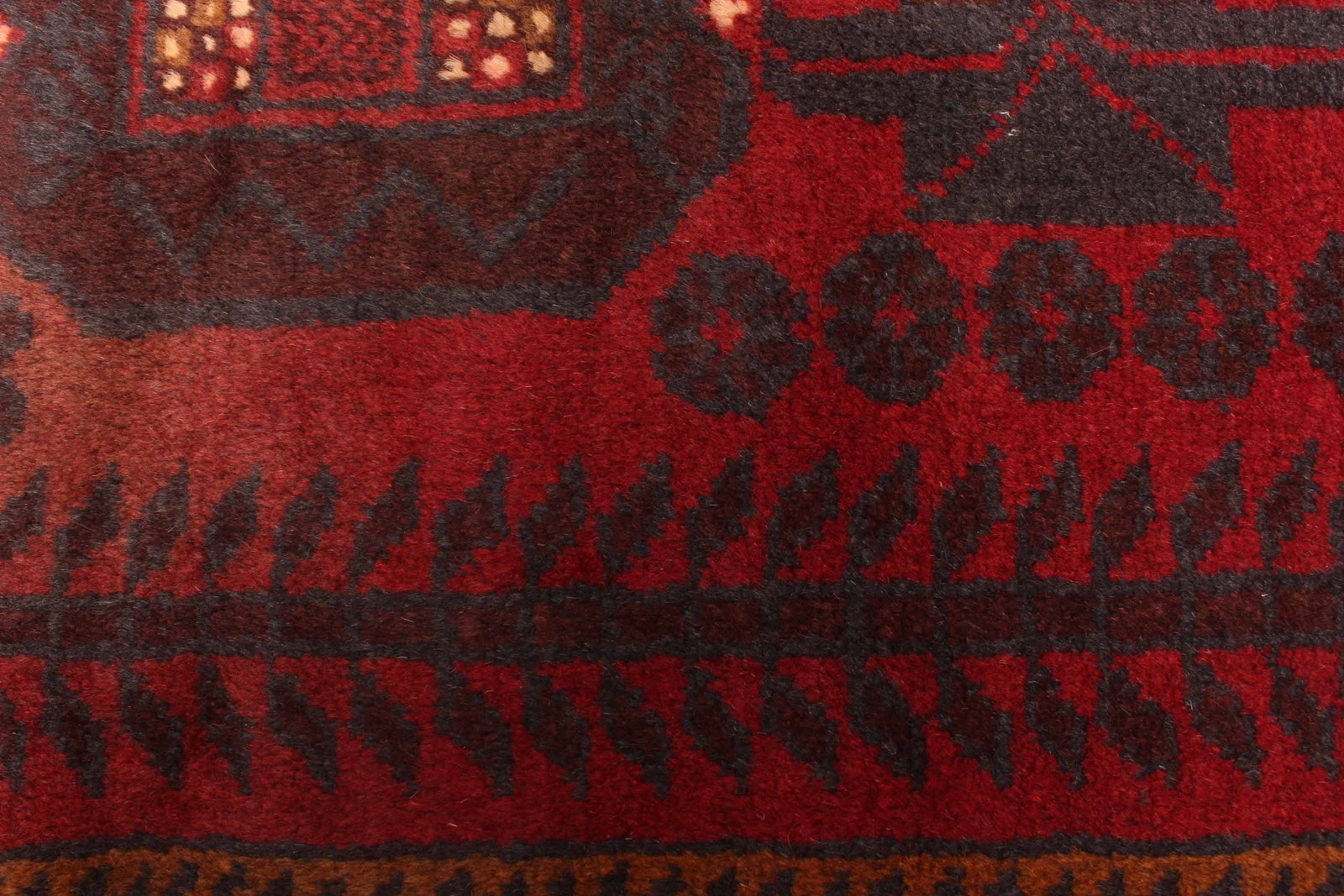 Vintage Hand-Knotted Area Rug 3’5″ x 6’7″ Traditional Oriental Wool Carpet