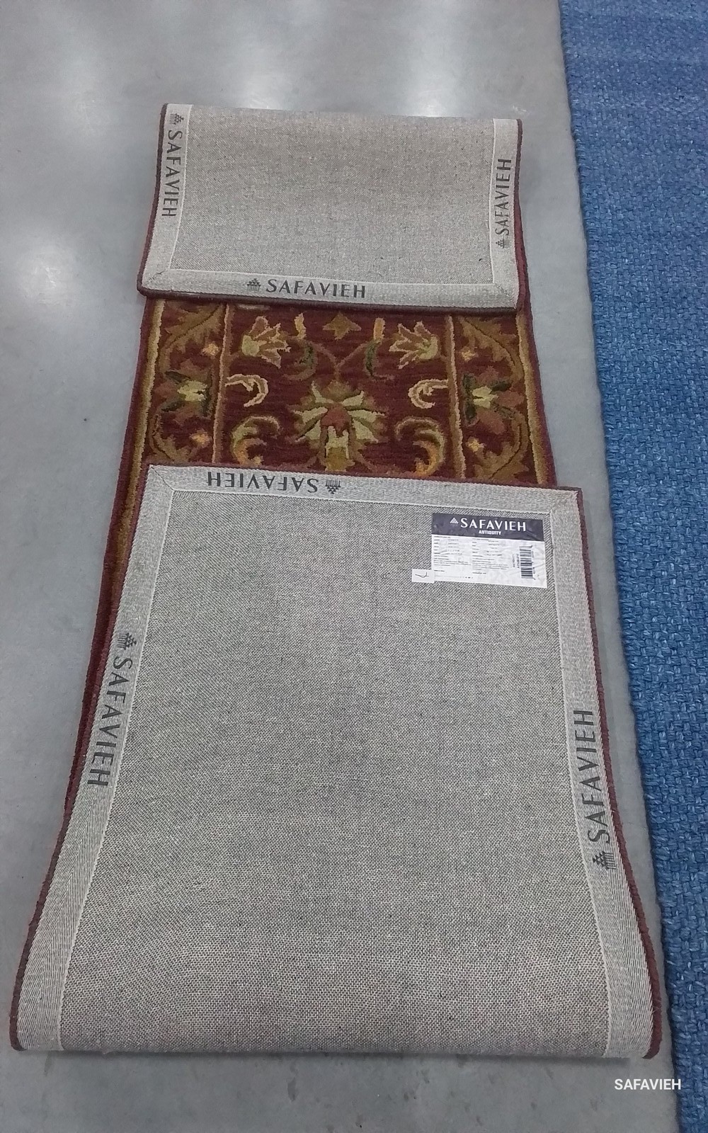 WINE / GOLD 2′-3″ x 10′-0″ Flaw in Rug, Reduced Price 1172795683 AT52B-210