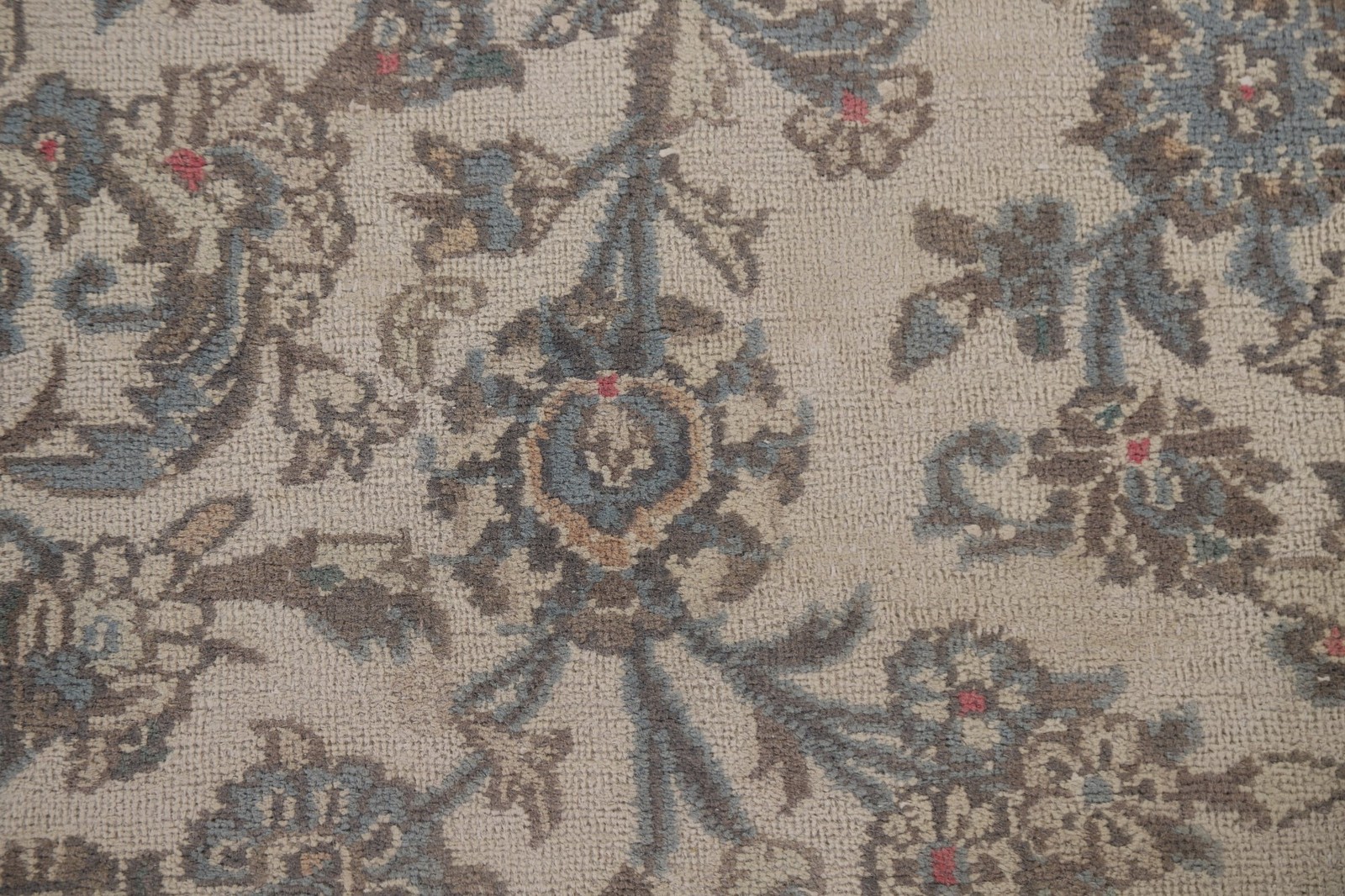Traditional Living Room Area Rug 10×12 Ivory Wool Medallion Classic Vintage Rug