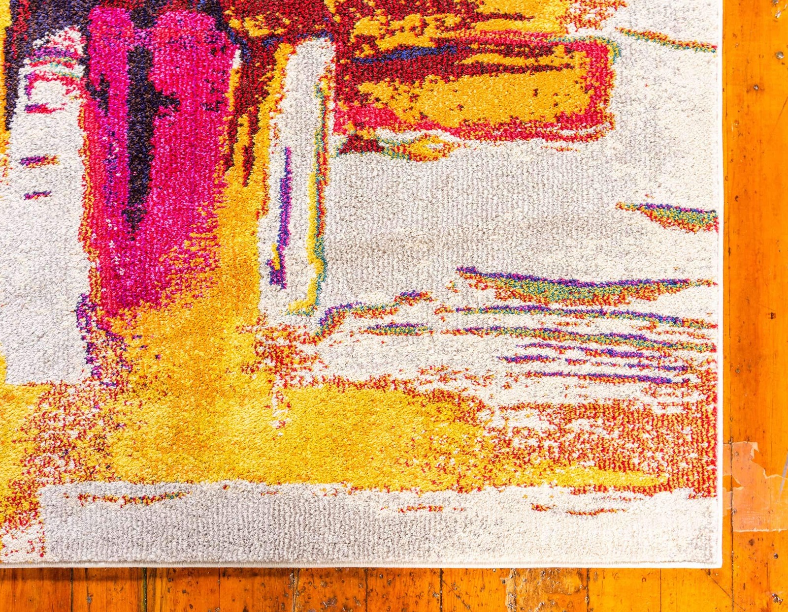 Estrella Collection Bright Colors, Geometric, Abstract, Modern Area Rug (2′ 7…