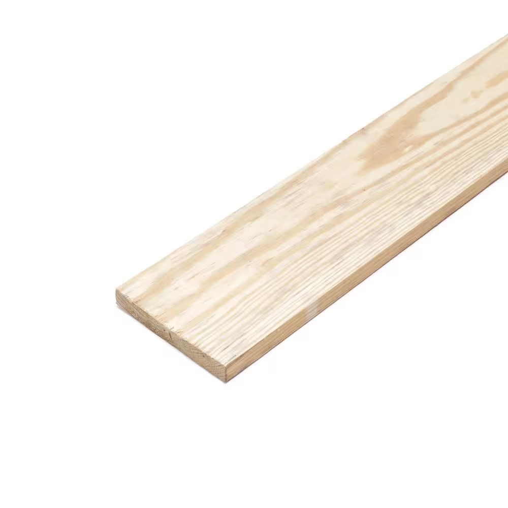 1 In. X 6 In. X 8 Ft. Ground Contact Pressure-Treated Southern Yellow Pine Decki