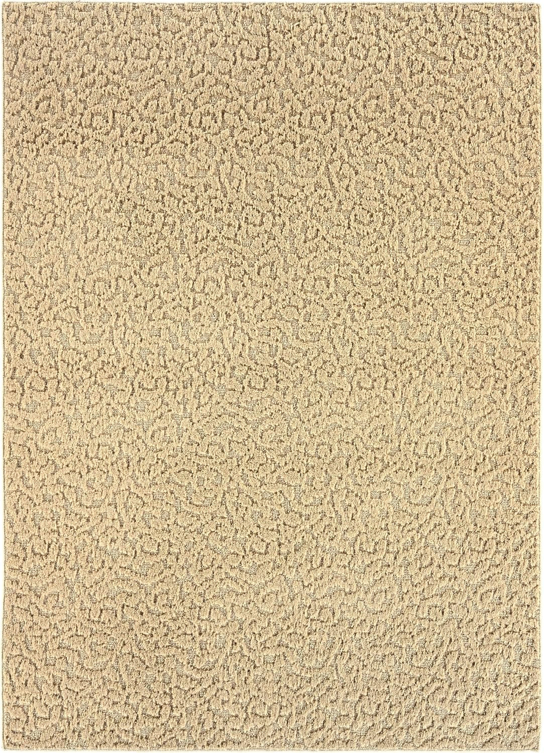 Ivy 12 Ft. X 15 Ft. Biege Tan Geometric Solid Color Area Rug – Durable, Stylish,