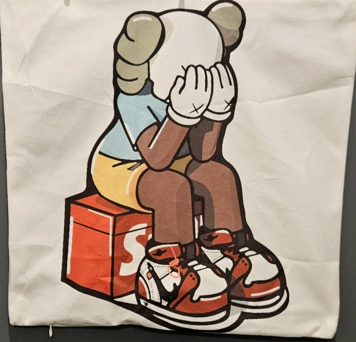 Kaws Figure Shaped Hype Pillow Case