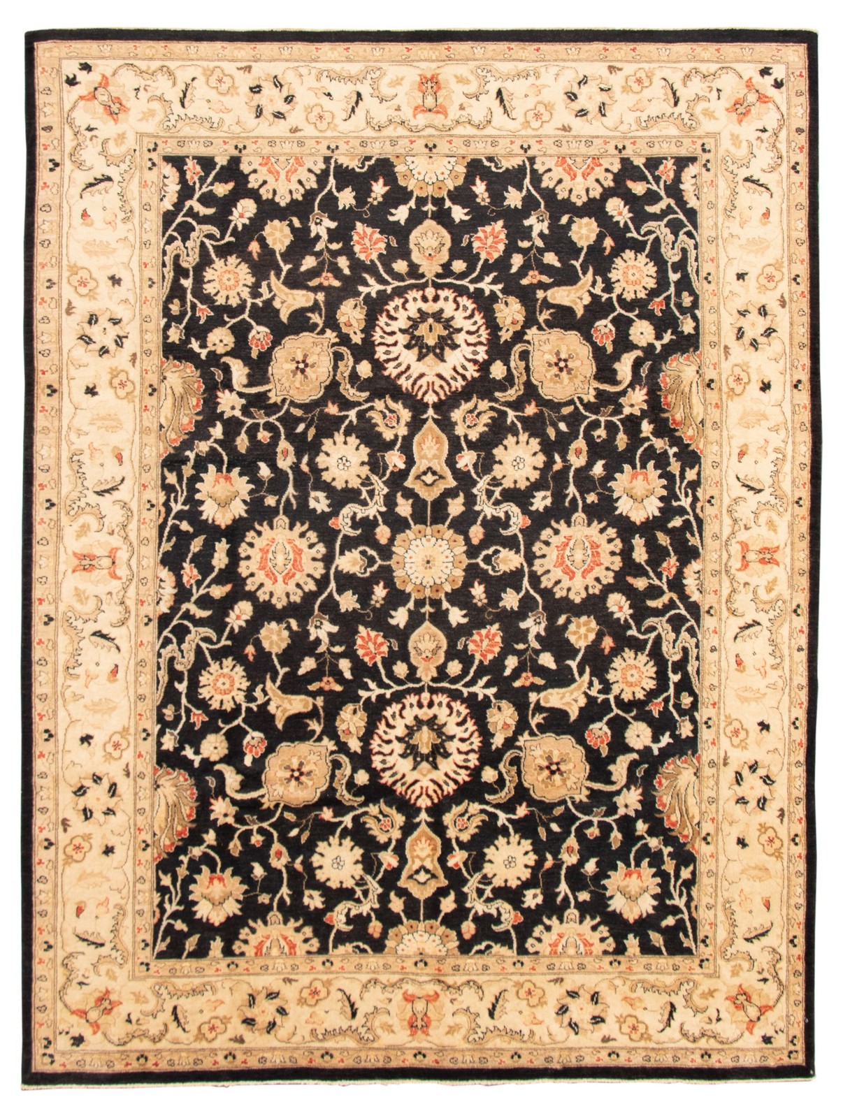 Traditional Hand Knotted Oriental Area Rug 8’10” x 11’9″ Wool Carpet