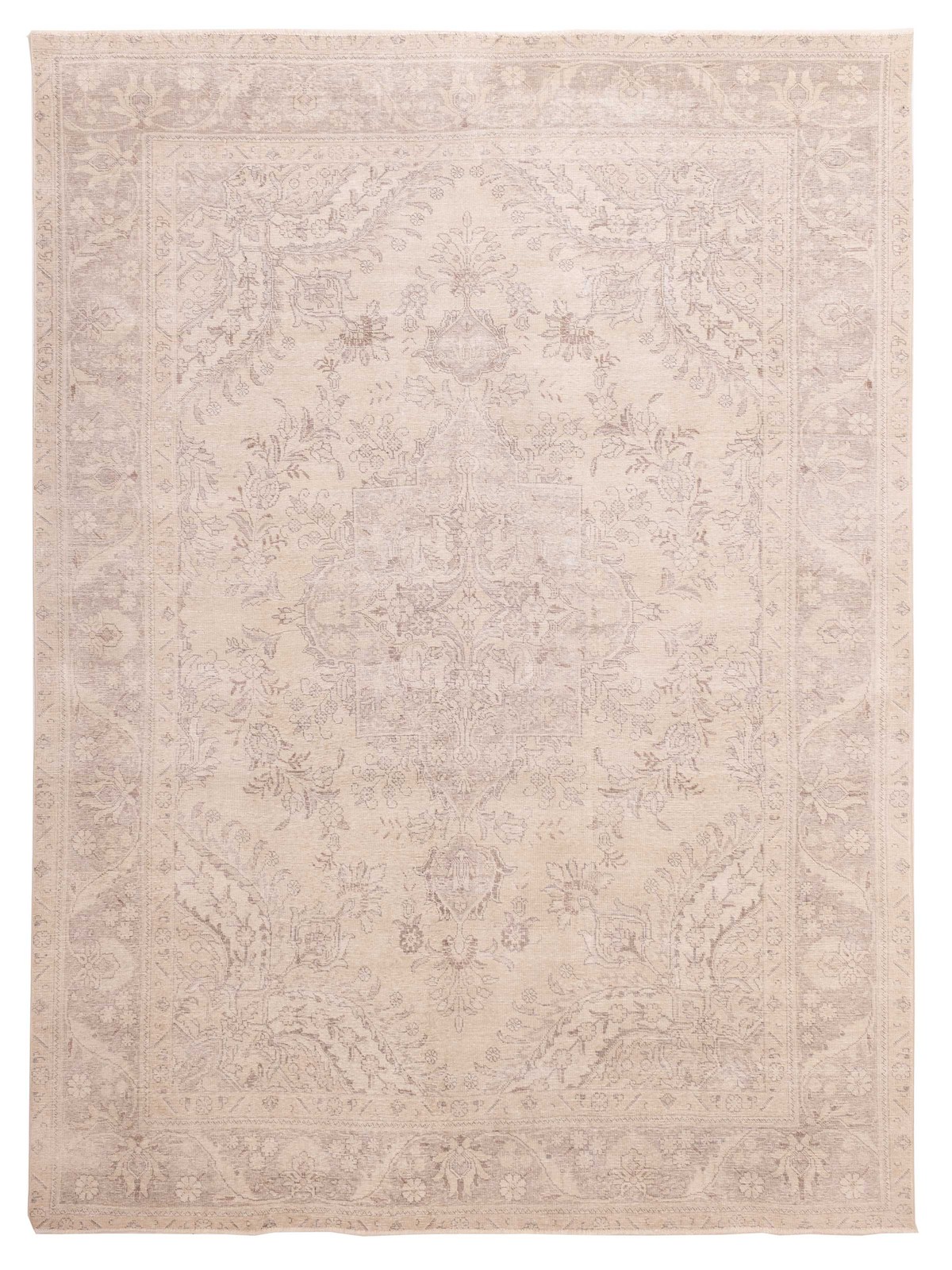 Vintage 9’4″ x 12’3″ Traditional Hand Knotted Vegetable Dye Wool Area Rug
