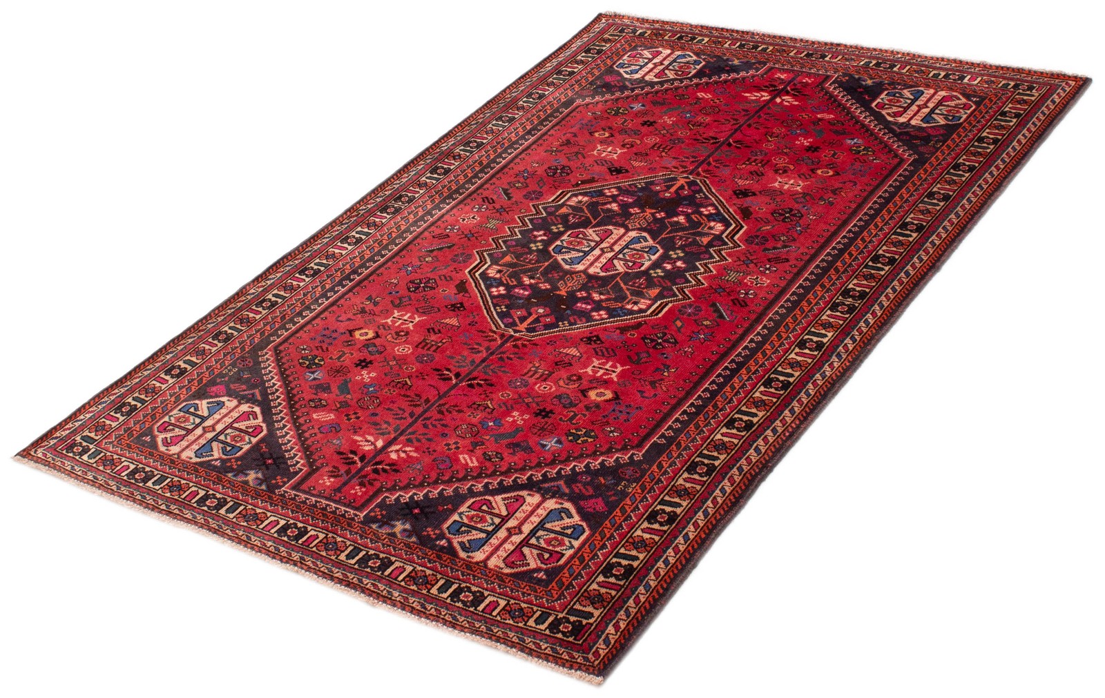 Vintage Traditional Hand-Knotted Area Rug 5’1″ x 7’10” Oriental Wool Carpet